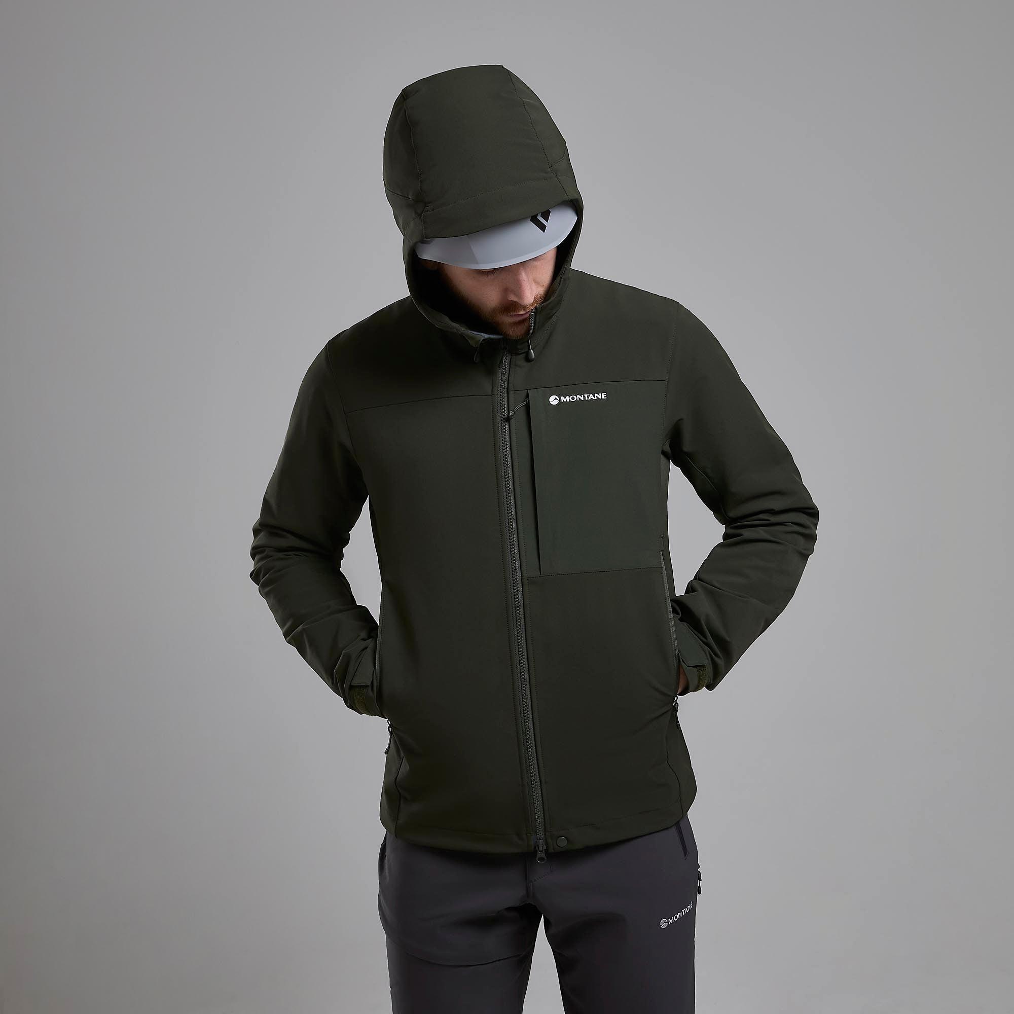 Product image 8 of 8 of Montane Men's Tenacity XT Hooded Softshell Jacket - Oak Green