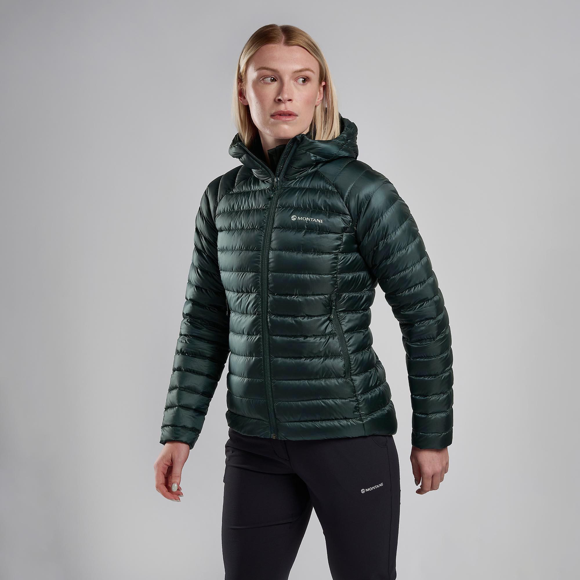 Product image 2 of 9 of Montane Women's Anti-Freeze Hooded Down Jacket - Deep Forest