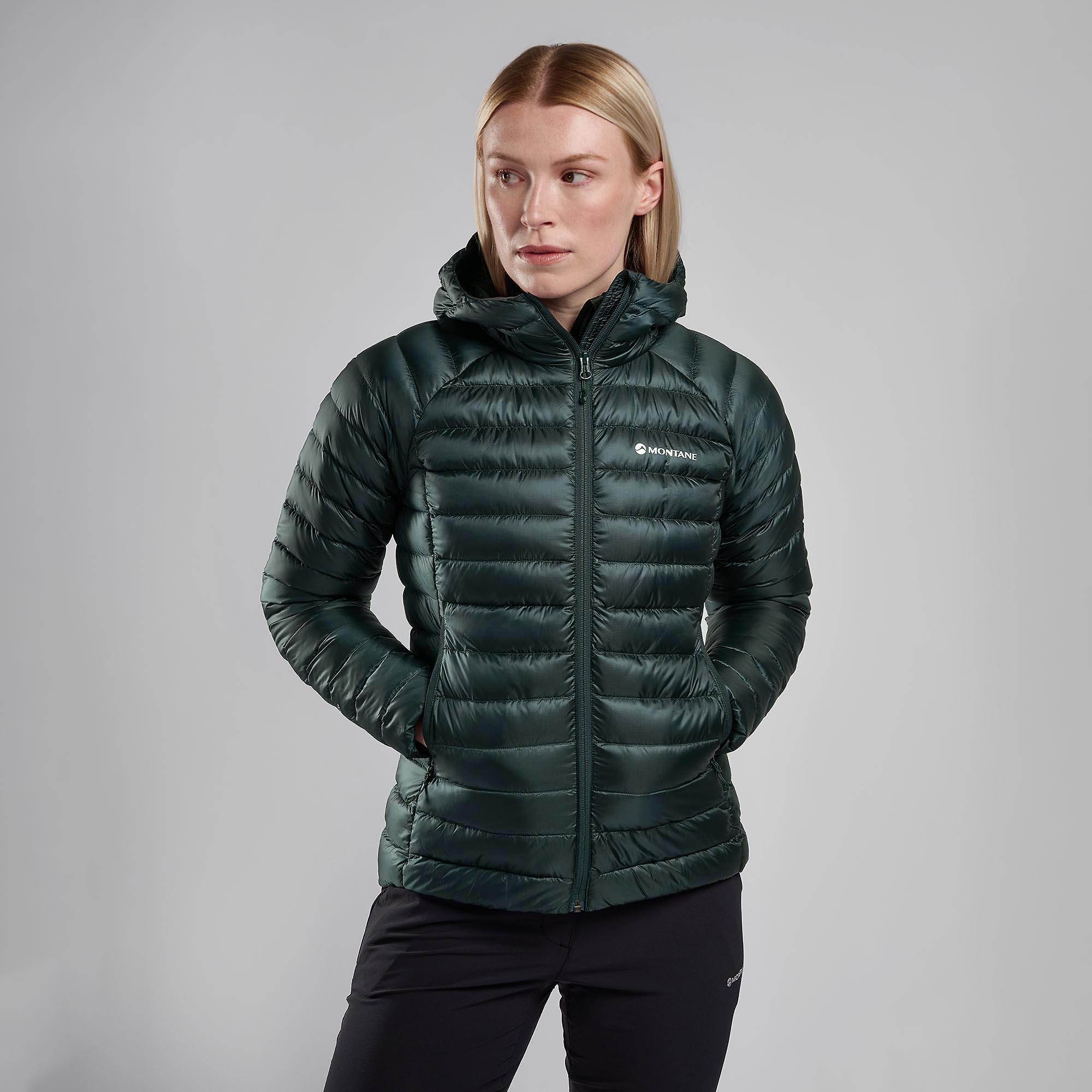Product image 4 of 9 of Montane Women's Anti-Freeze Hooded Down Jacket - Deep Forest