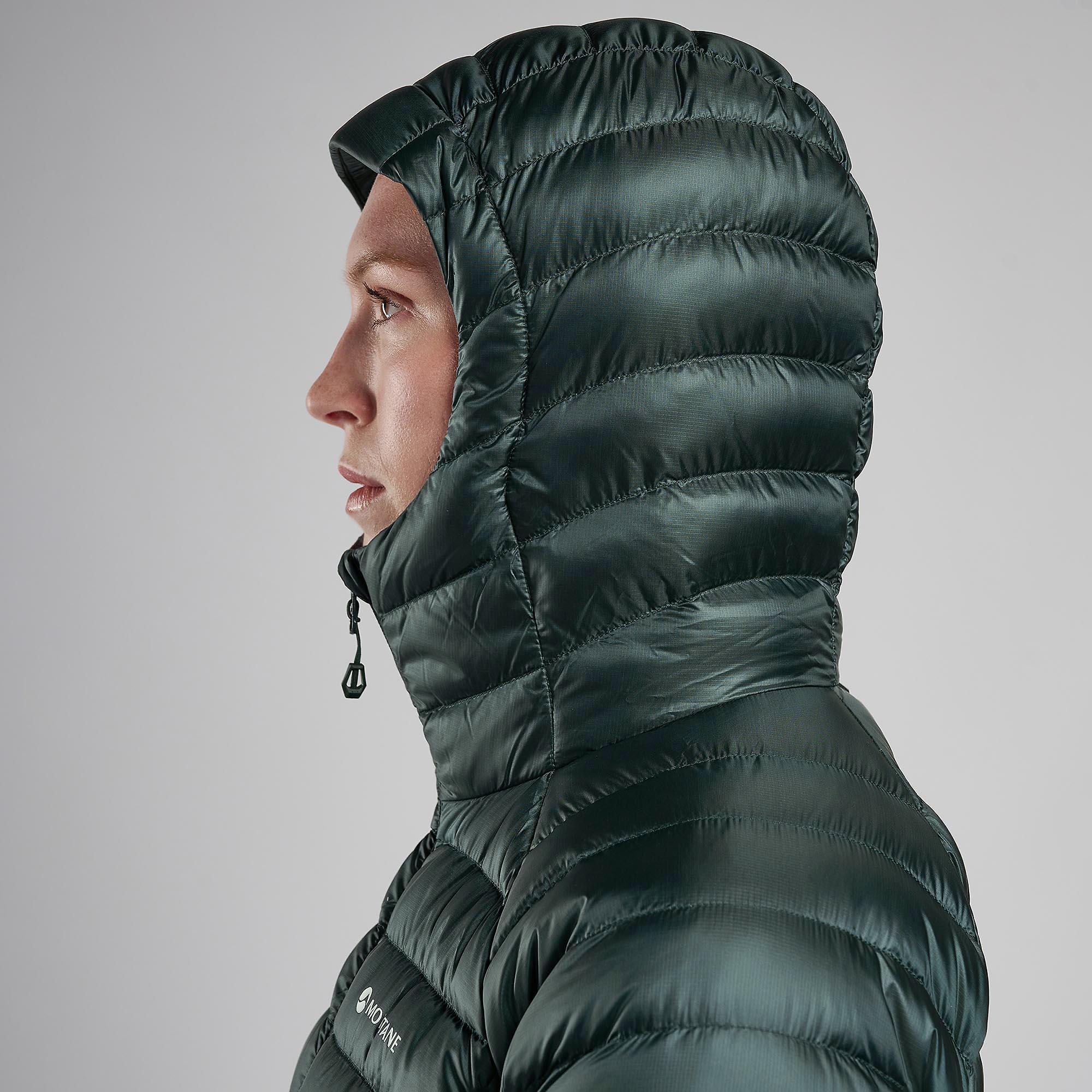 Product image 8 of 9 of Montane Women's Anti-Freeze Hooded Down Jacket - Deep Forest