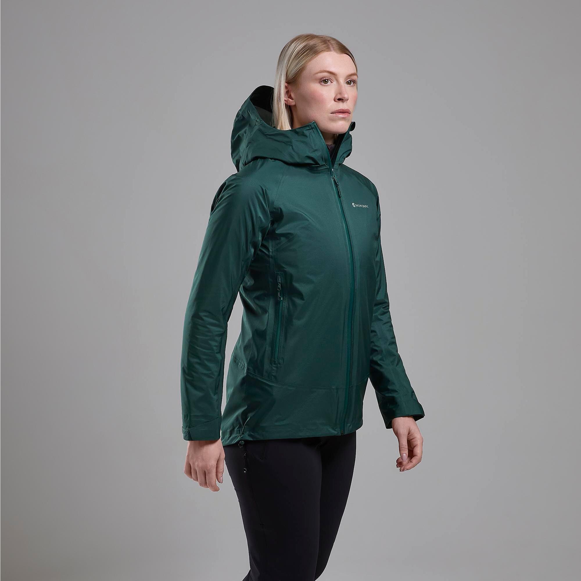 Product image 2 of 9 of Montane Women's Cetus Lite Waterproof Jacket - Deep Forest
