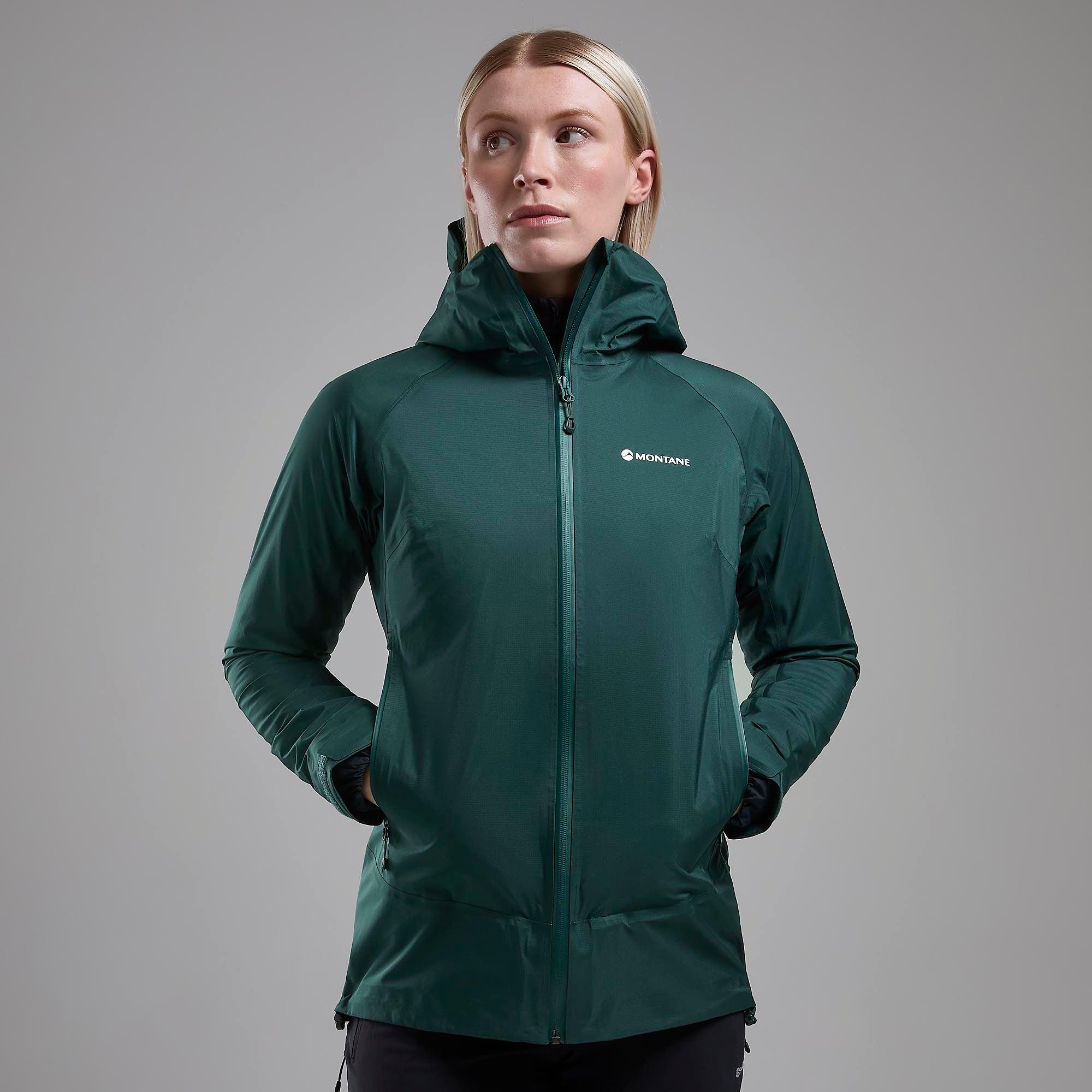 Product image 4 of 9 of Montane Women's Cetus Lite Waterproof Jacket - Deep Forest