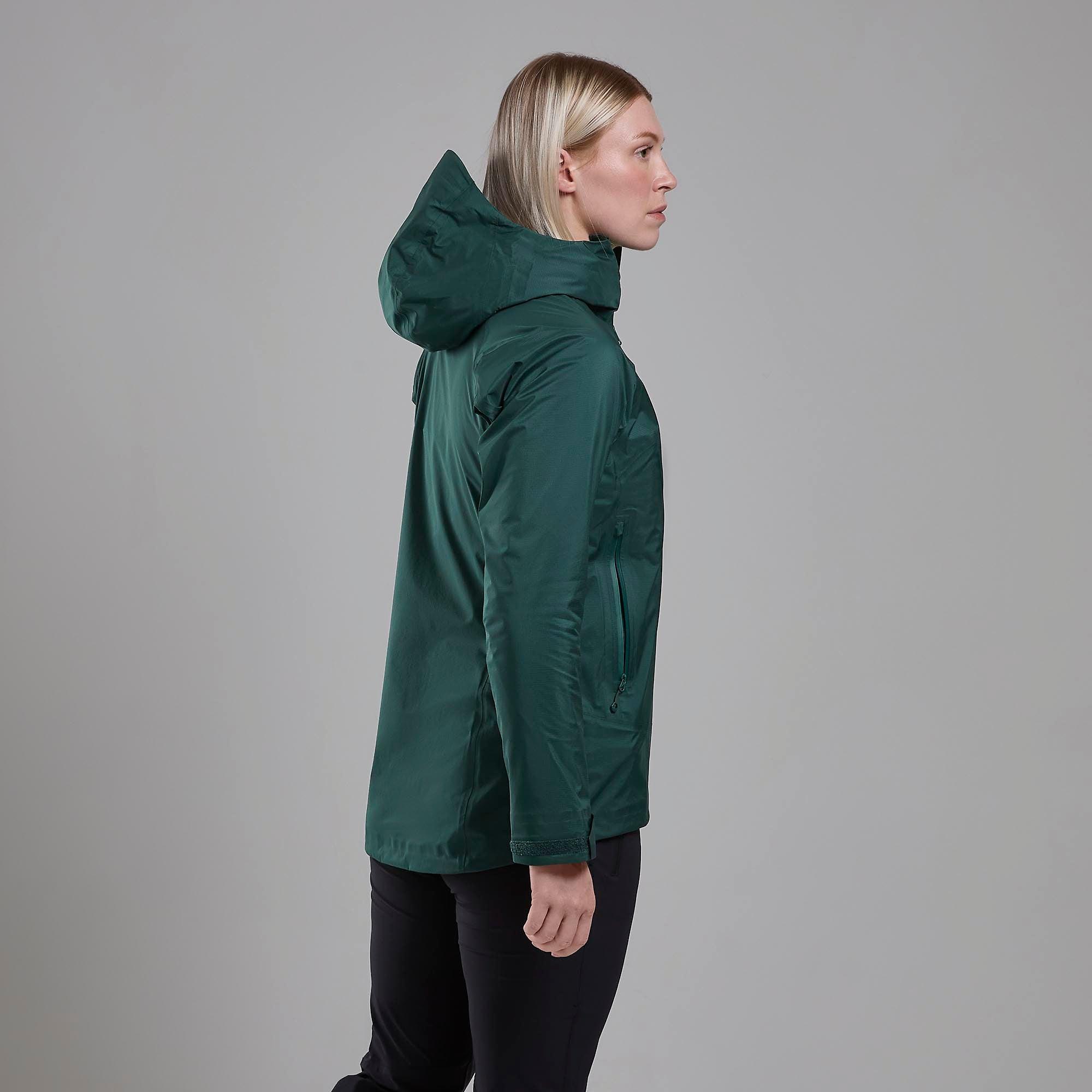 Product image 5 of 9 of Montane Women's Cetus Lite Waterproof Jacket - Deep Forest
