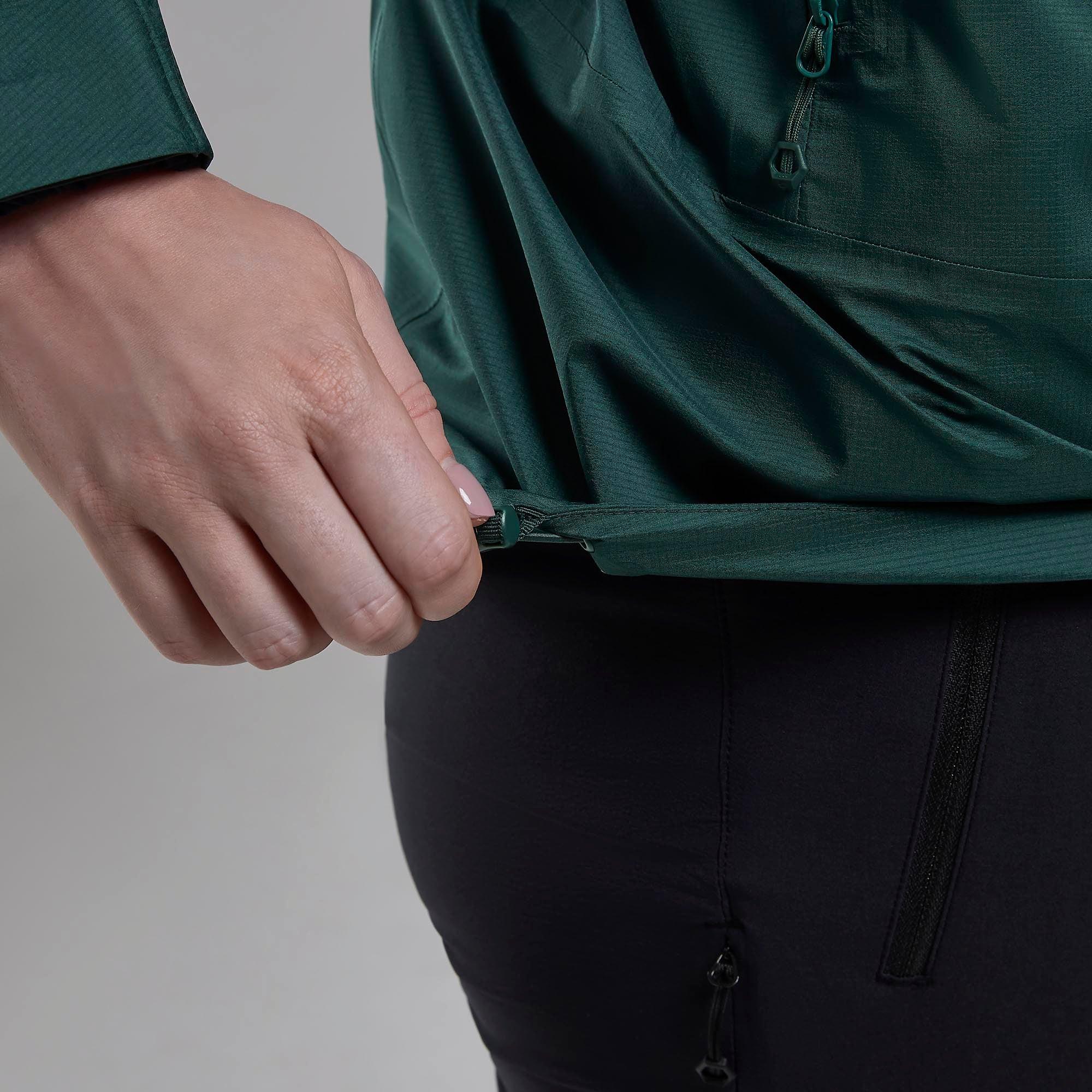 Product image 6 of 9 of Montane Women's Cetus Lite Waterproof Jacket - Deep Forest
