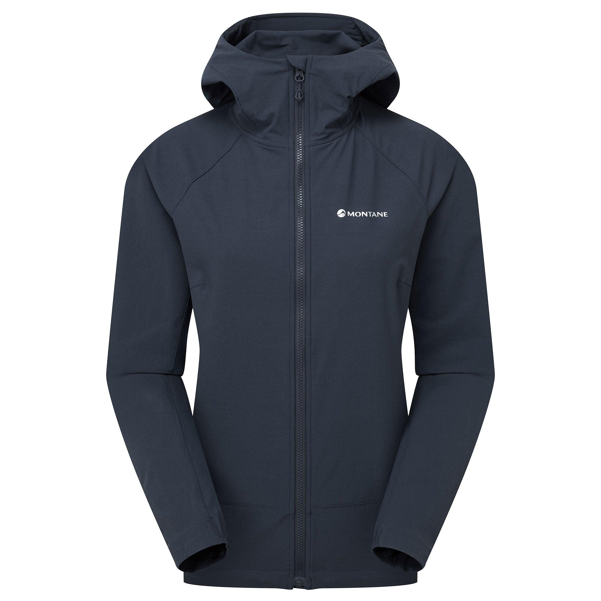 Product image 1 of 8 of Montane Women's Tenacity Hooded Softshell Jacket - Eclipse Blue