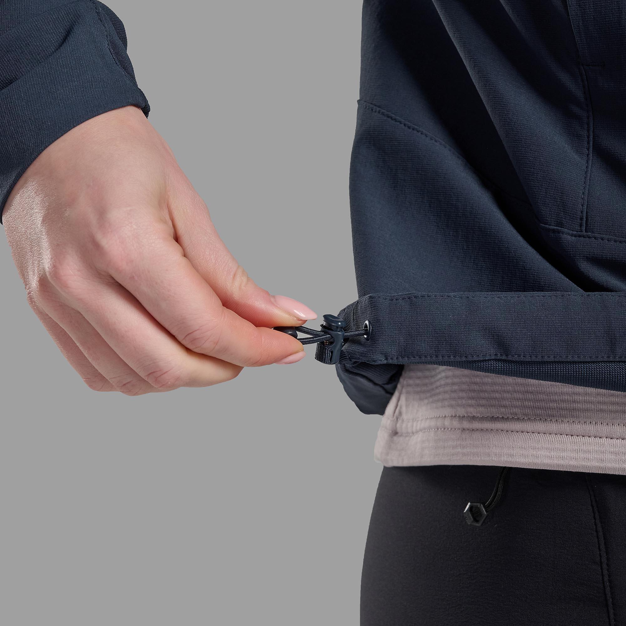 Product image 6 of 8 of Montane Women's Tenacity Hooded Softshell Jacket - Eclipse Blue