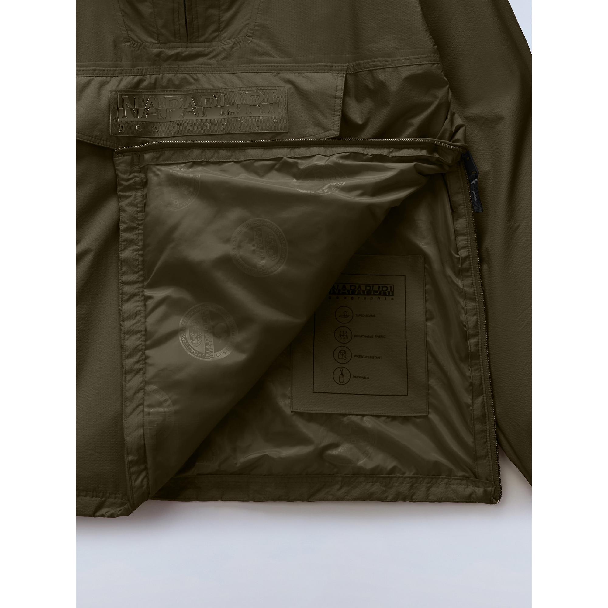 Product image 9 of 11 of Napapijri Men's Rainforest Next Summer Anorak - Dark Green Olive