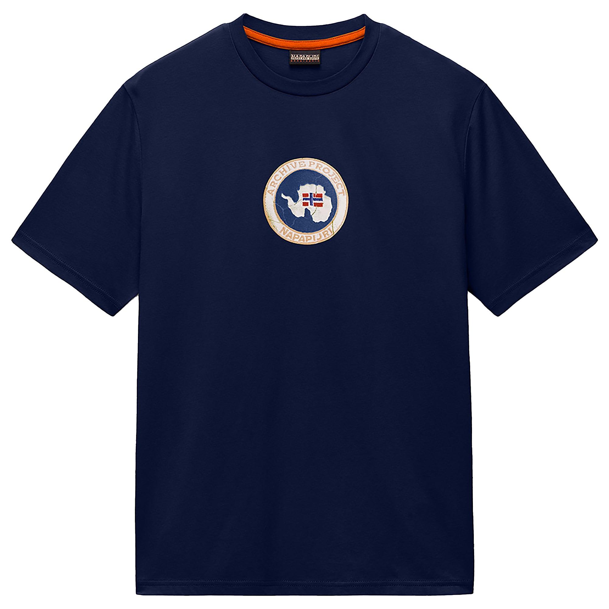 Product image 1 of 6 of Napapijri Men's Phos T-Shirt - Naval Arcade