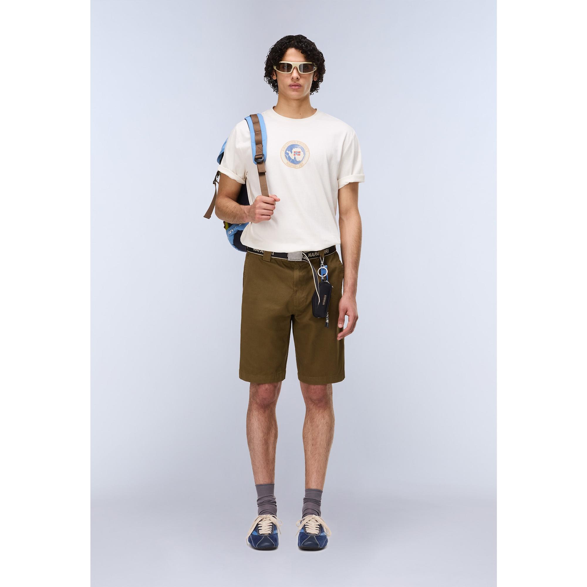 Product image 3 of 7 of Napapijri Men's Phos T-Shirt - White Whisper