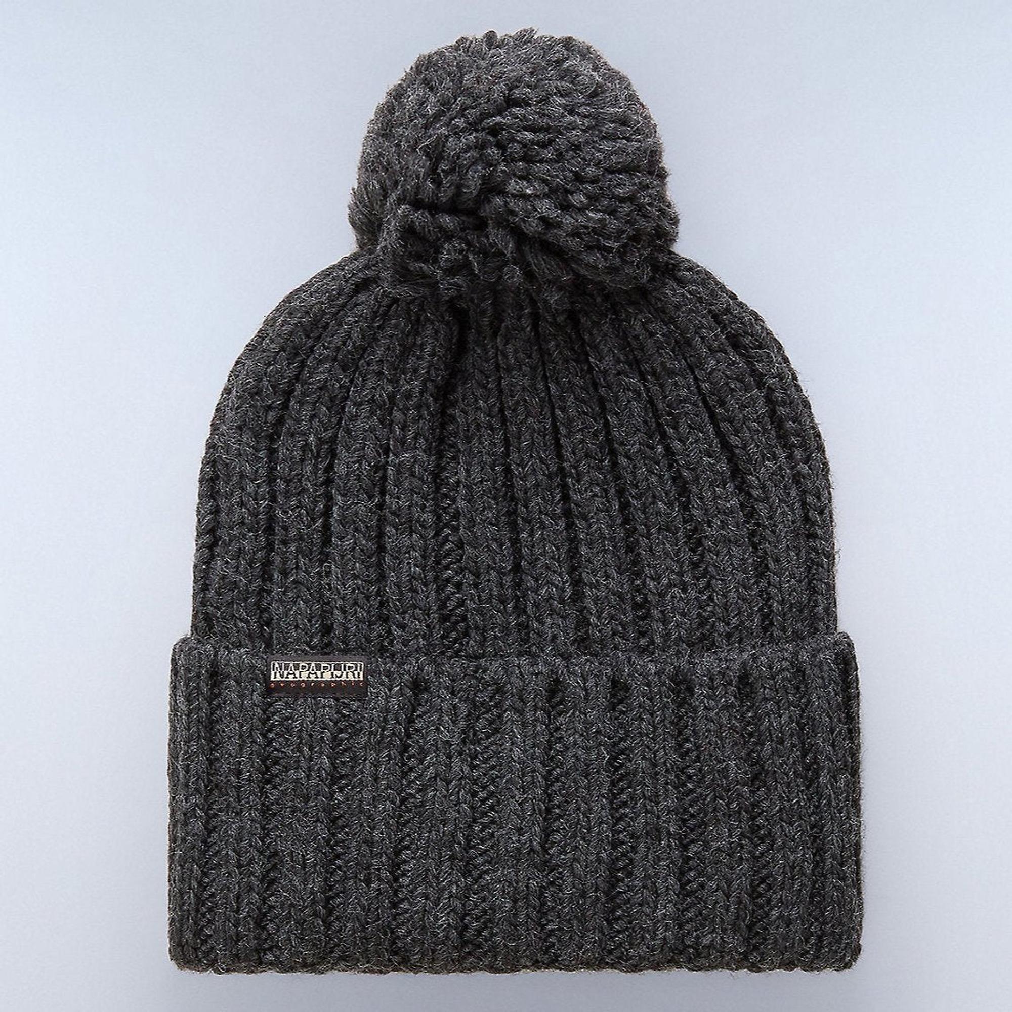 Product image 3 of 5 of Napapijri Men's Semiury Bobble Beanie - Dark Grey