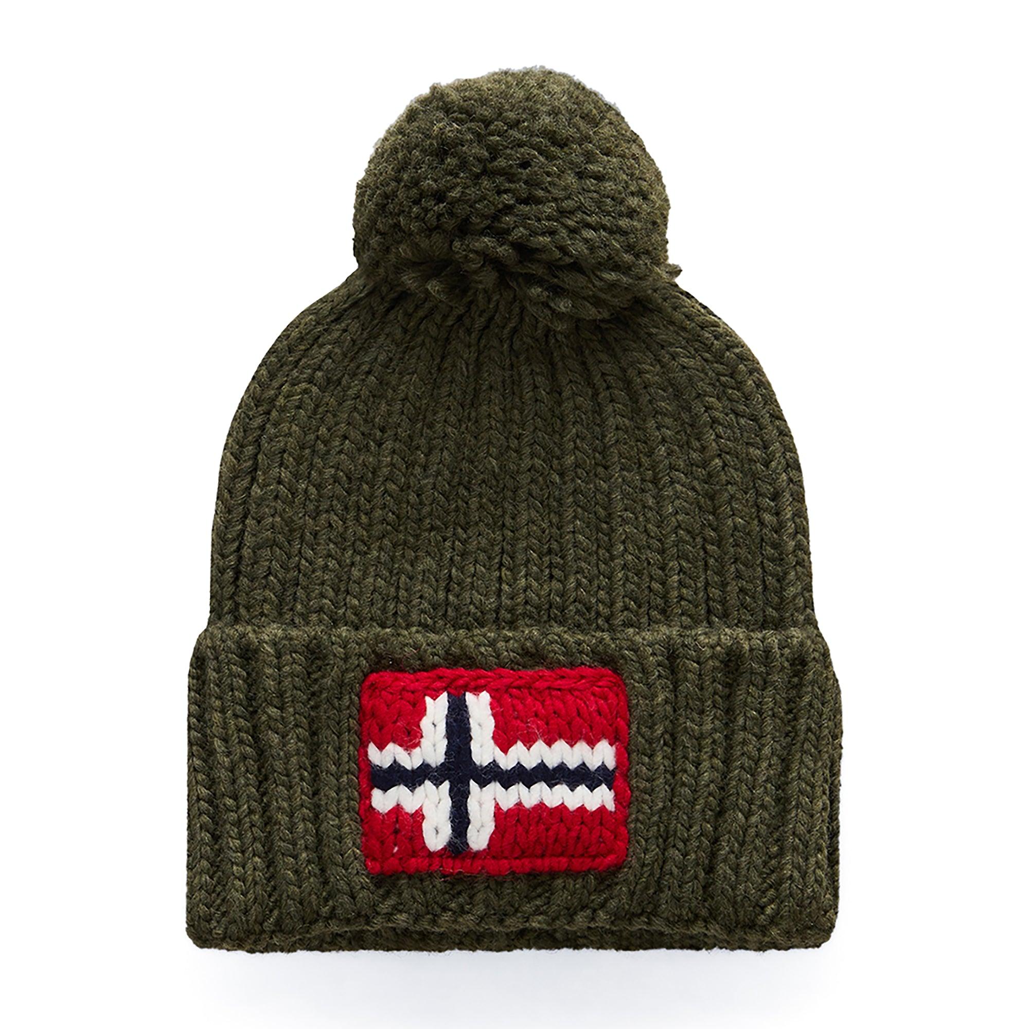 Product image 1 of 3 of Napapijri Men's Semiury Bobble Beanie - Tea Leaf
