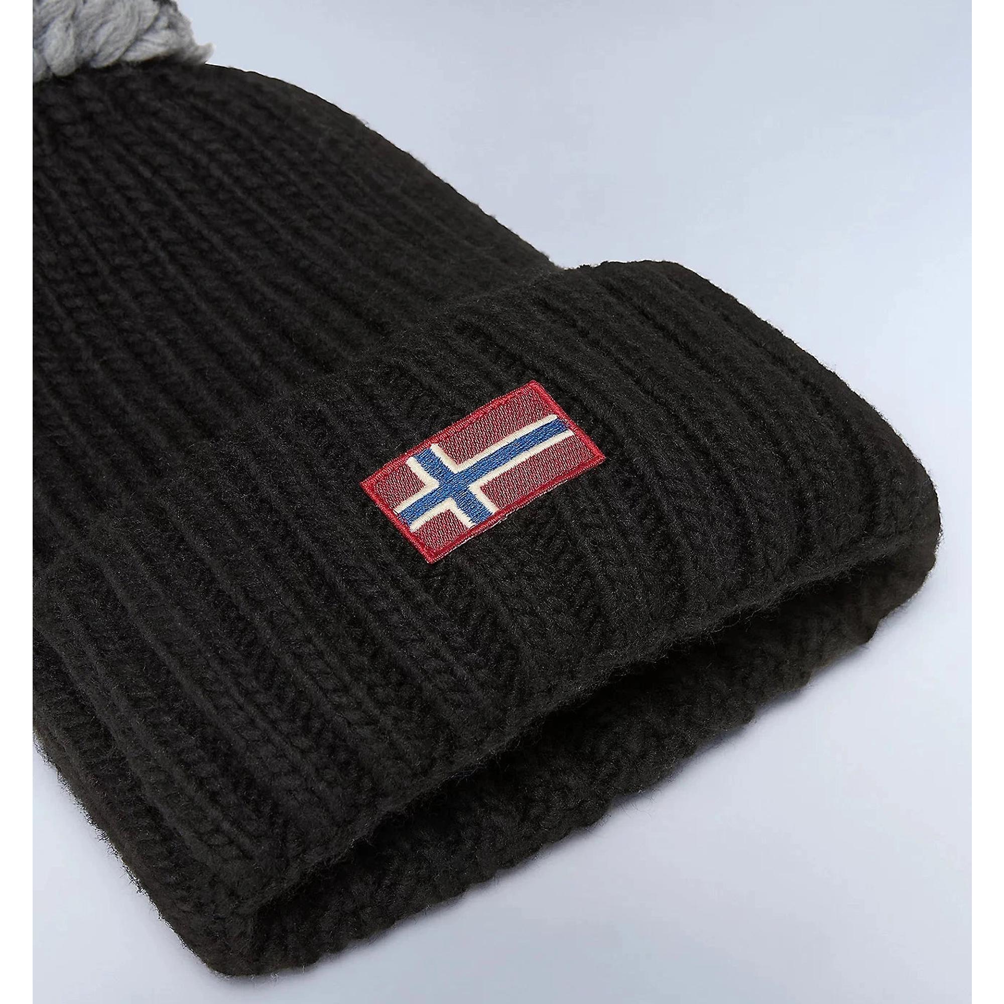 Product image 4 of 4 of Napapijri Women's Semiury Bobble Beanie - Black