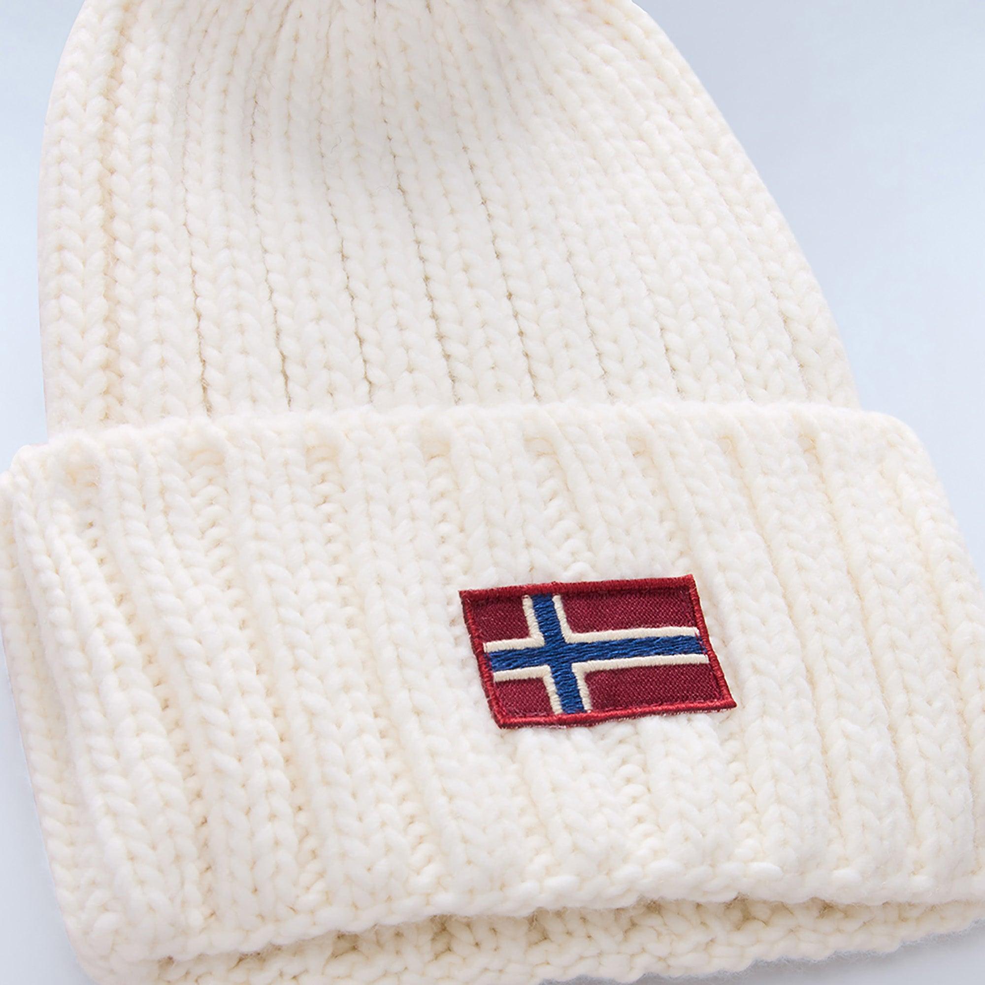 Product image 3 of 3 of Napapijri Women's Semiury Bobble Beanie - Beige Dimity