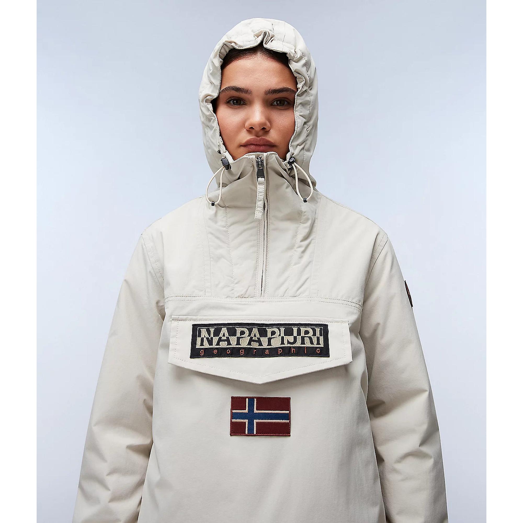 Product image 5 of 8 of Napapijri Women's Rainforest Winter Anorak Jacket - Beige Silver