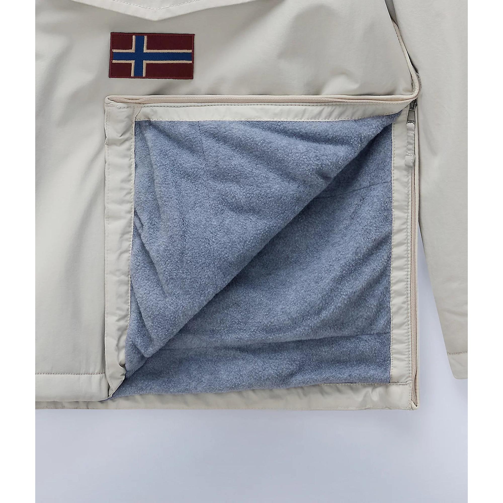 Product image 7 of 8 of Napapijri Women's Rainforest Winter Anorak Jacket - Beige Silver