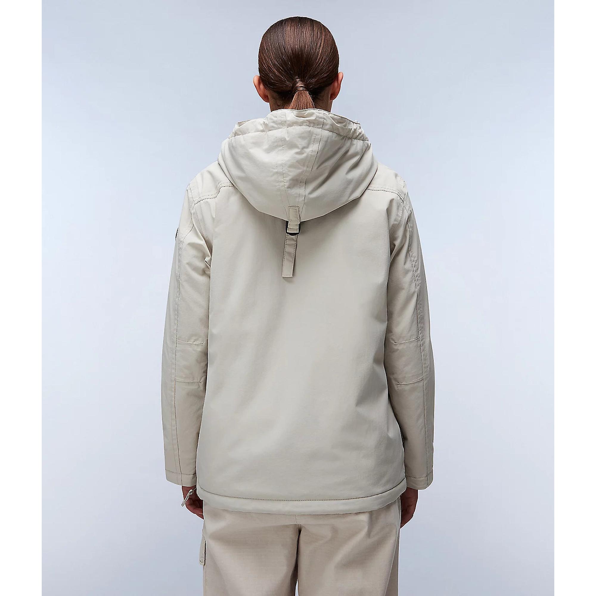 Product image 4 of 8 of Napapijri Women's Rainforest Winter Anorak Jacket - Beige Silver
