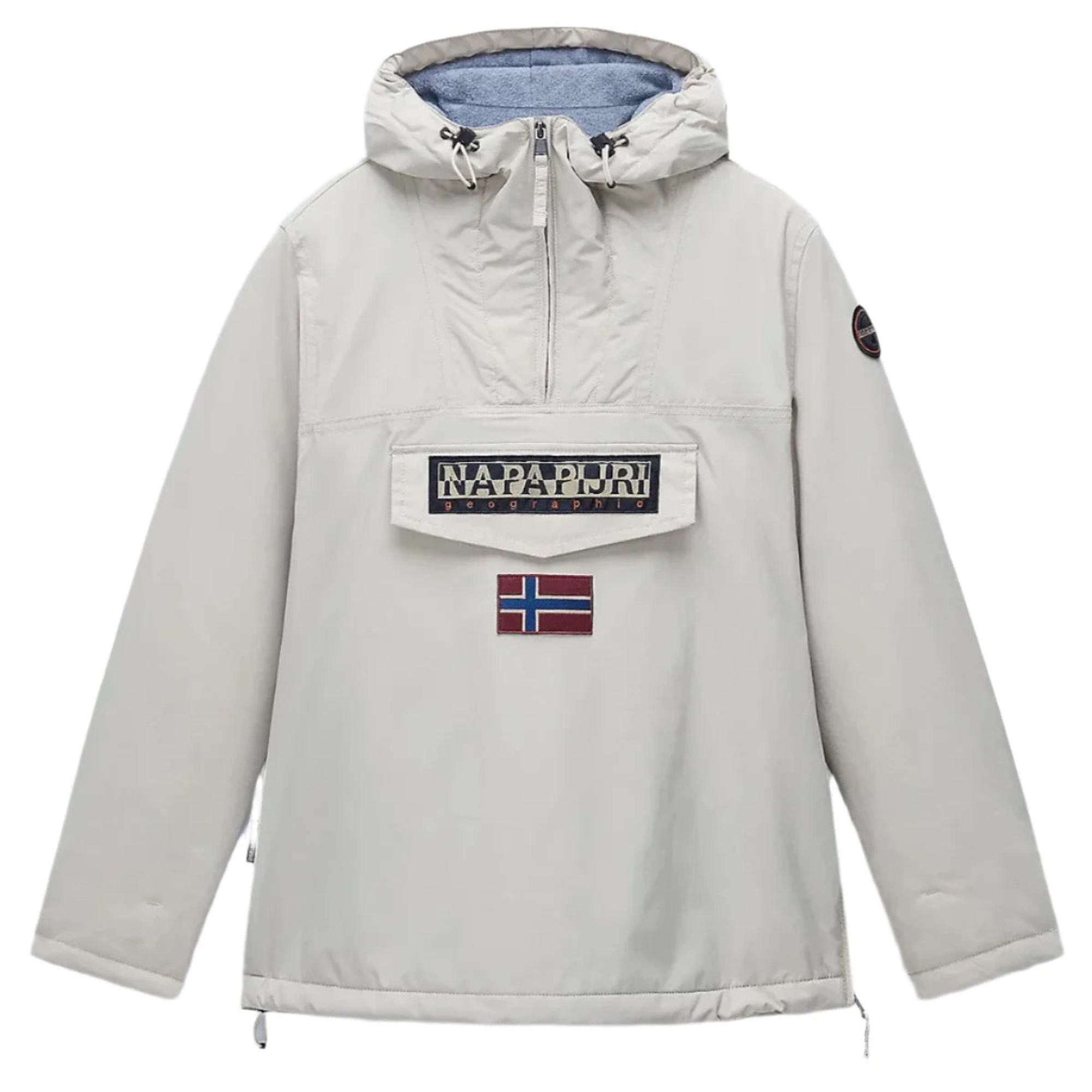 Product image 1 of 8 of Napapijri Women's Rainforest Winter Anorak Jacket - Beige Silver