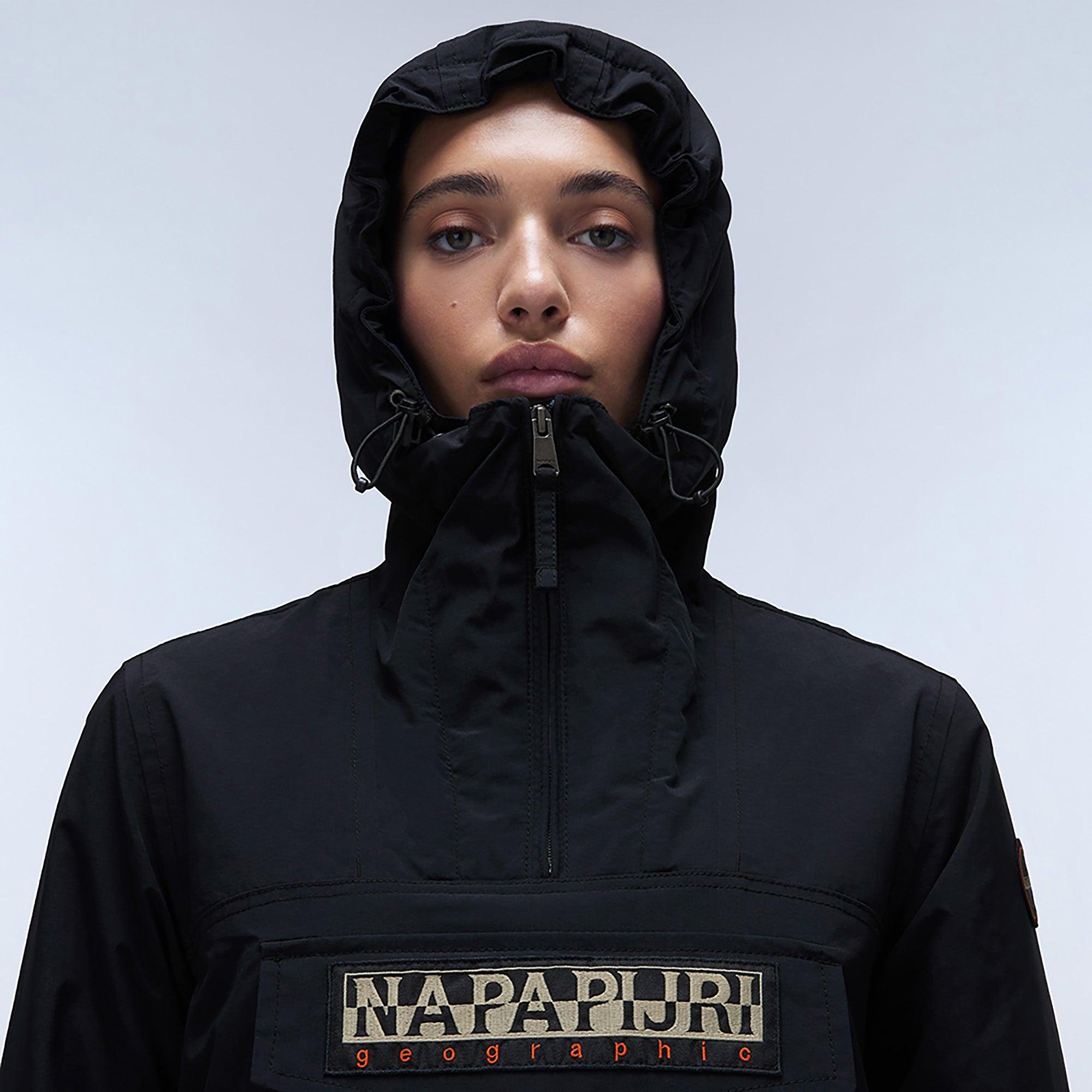 Product image 3 of 9 of Napapijri Women's Rainforest Pocket Anorak Jacket - Black