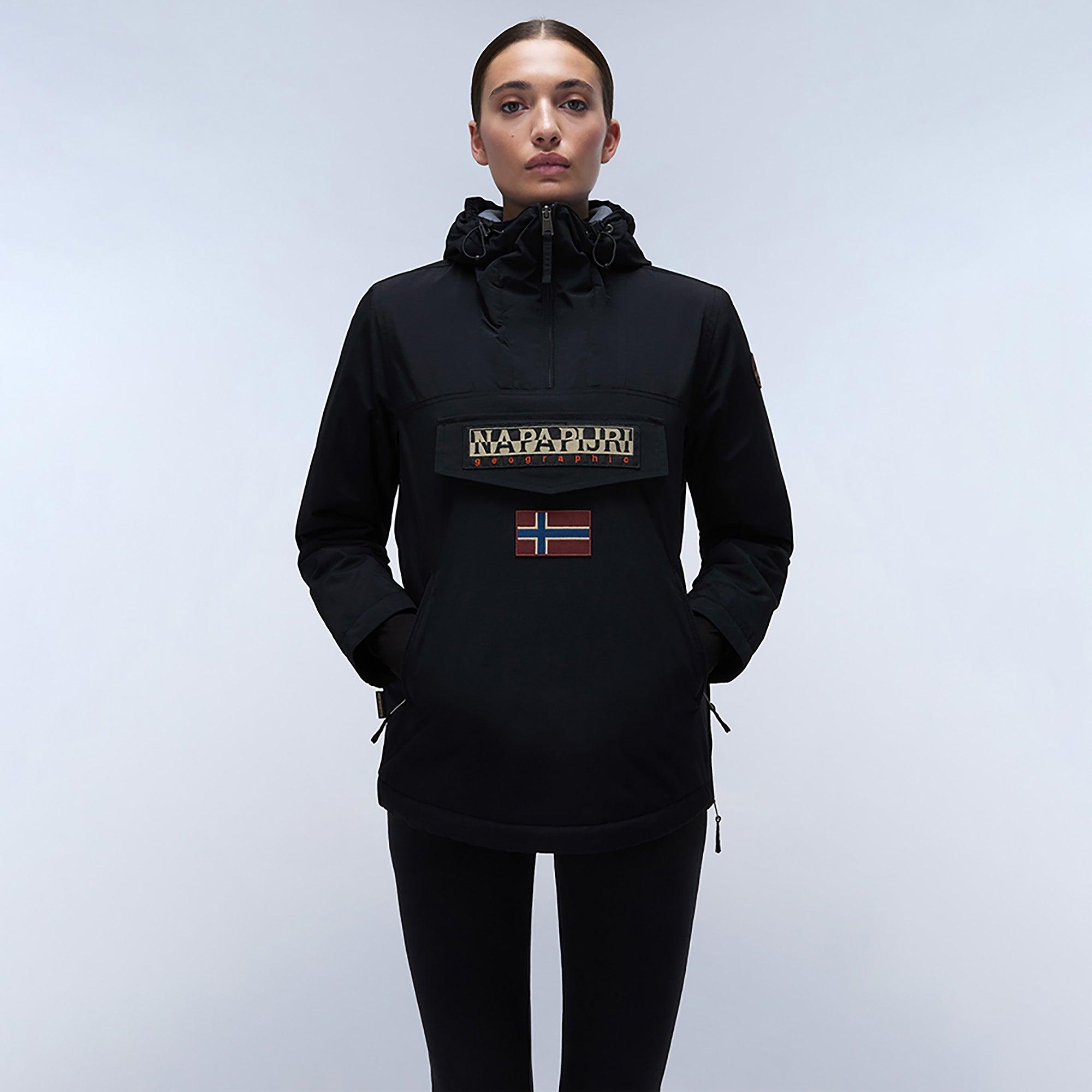 Product image 2 of 9 of Napapijri Women's Rainforest Pocket Anorak Jacket - Black