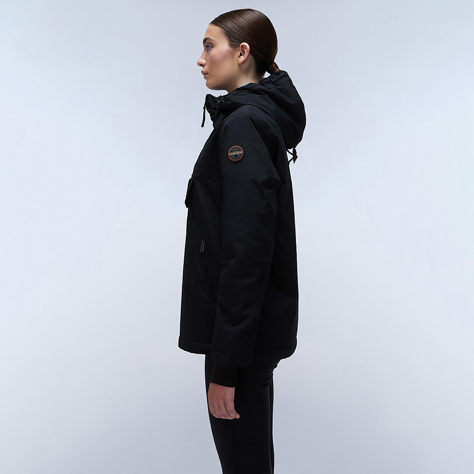 Product image 4 of 9 of Napapijri Women's Rainforest Pocket Anorak Jacket - Black