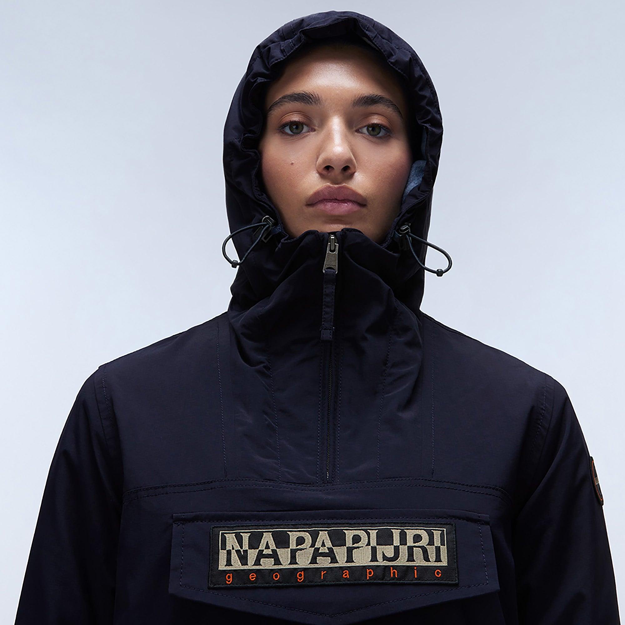 Product image 3 of 9 of Napapijri Women's Rainforest Pocket Anorak Jacket - Blue Marine