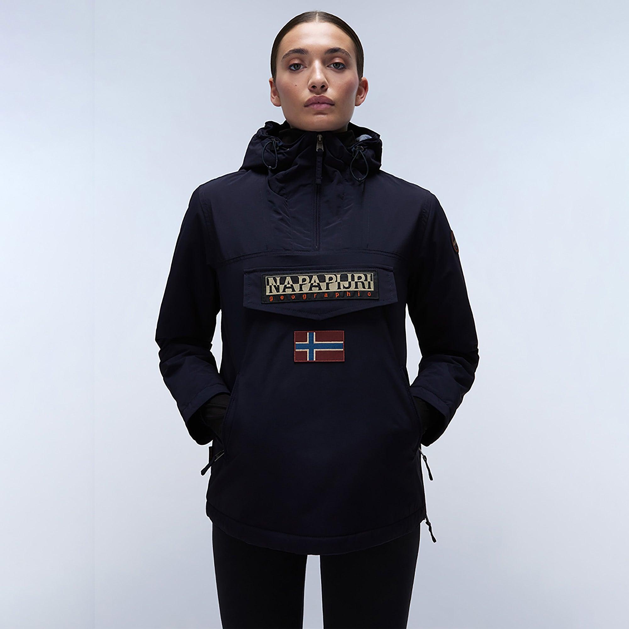 Product image 2 of 9 of Napapijri Women's Rainforest Pocket Anorak Jacket - Blue Marine