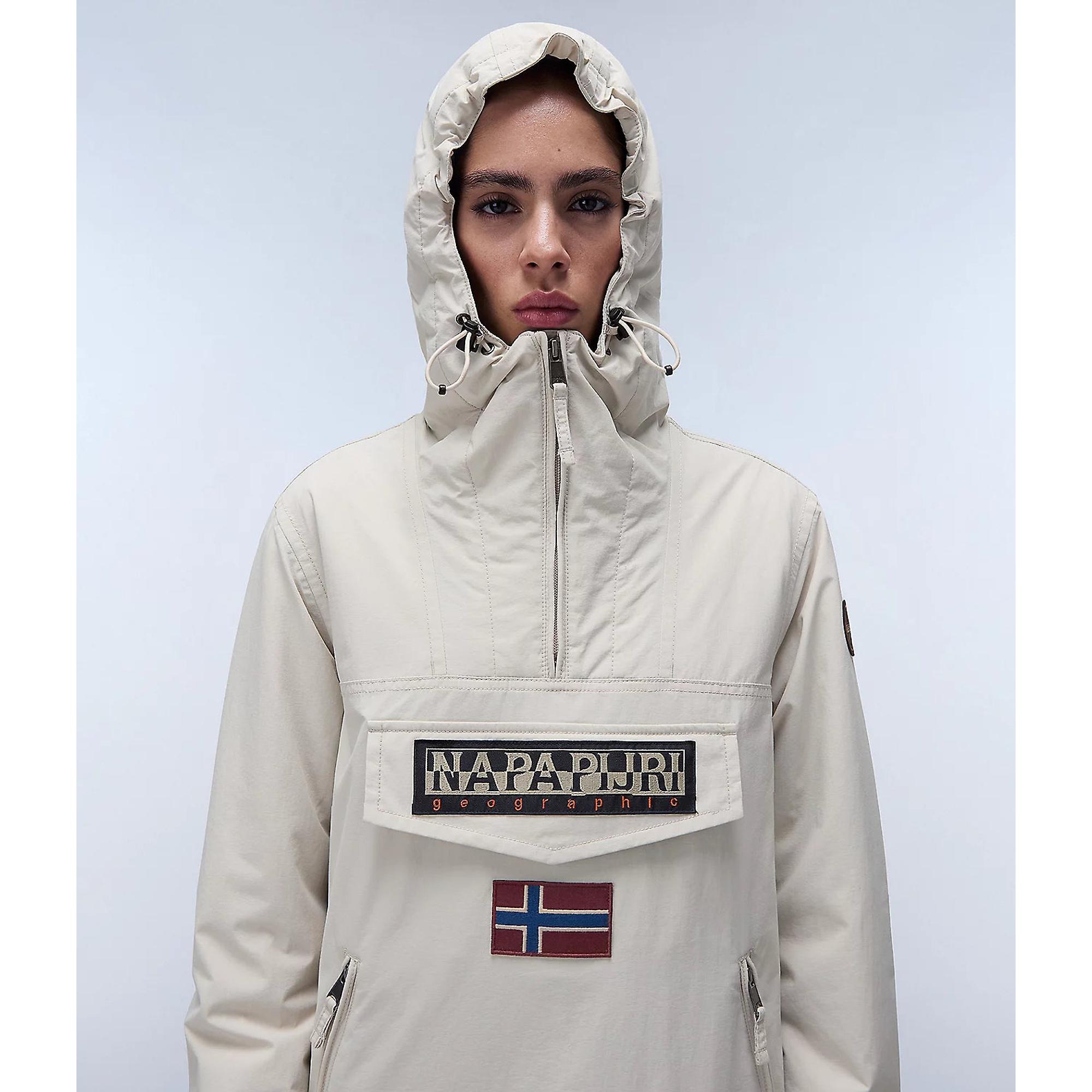 Product image 5 of 10 of Napapijri Women's Rainforest Pocket Anorak Jacket - Beige Silver