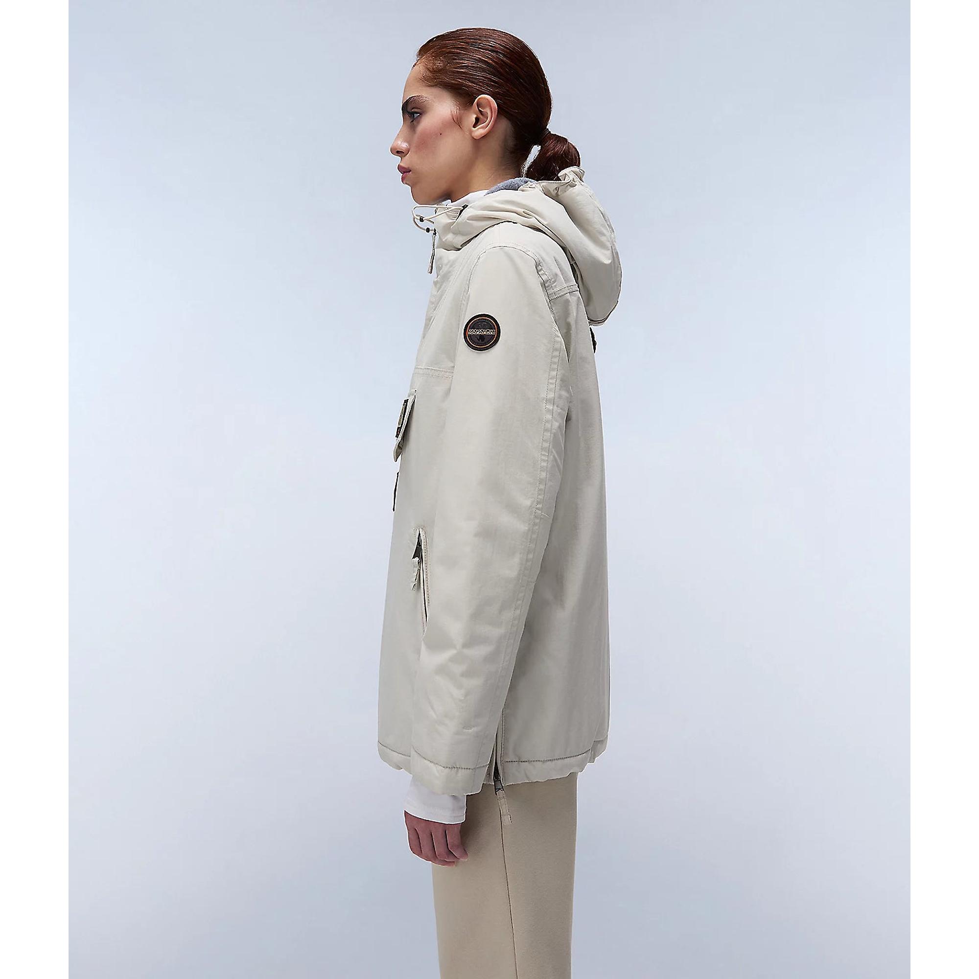 Product image 6 of 10 of Napapijri Women's Rainforest Pocket Anorak Jacket - Beige Silver