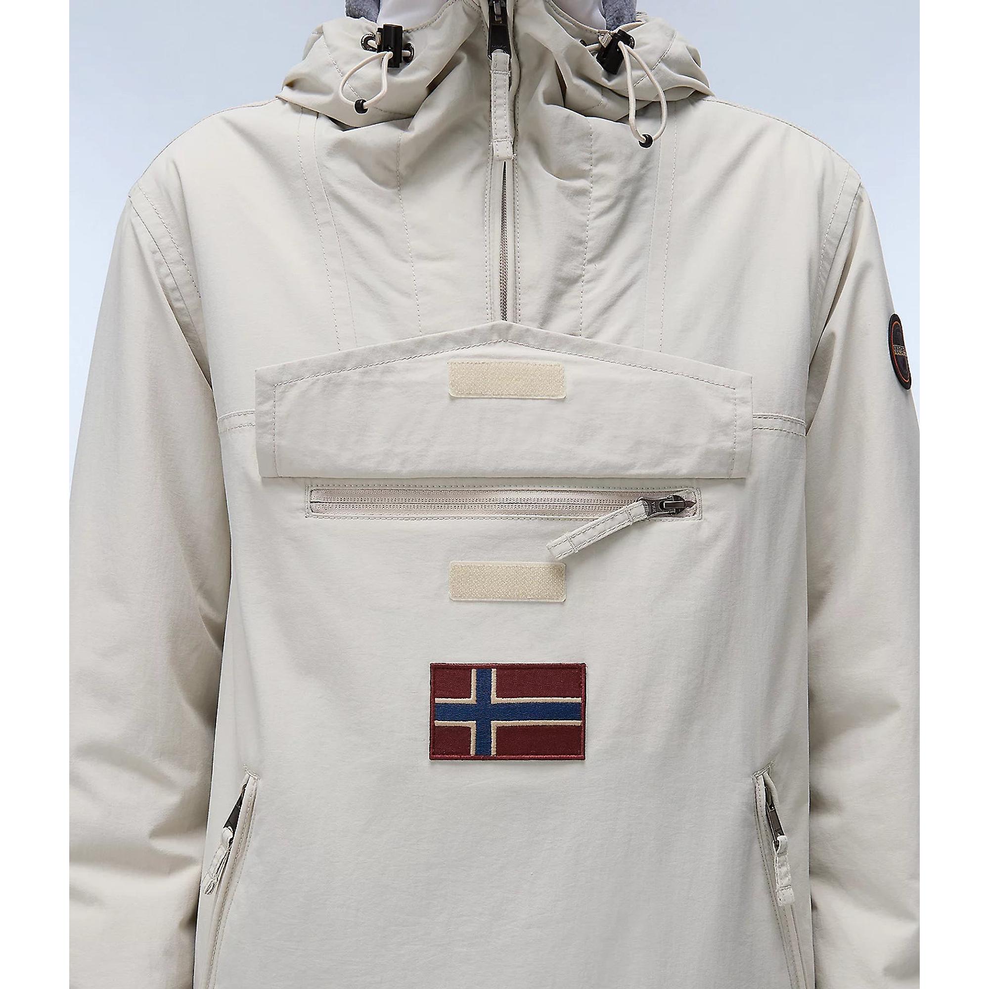 Product image 7 of 10 of Napapijri Women's Rainforest Pocket Anorak Jacket - Beige Silver