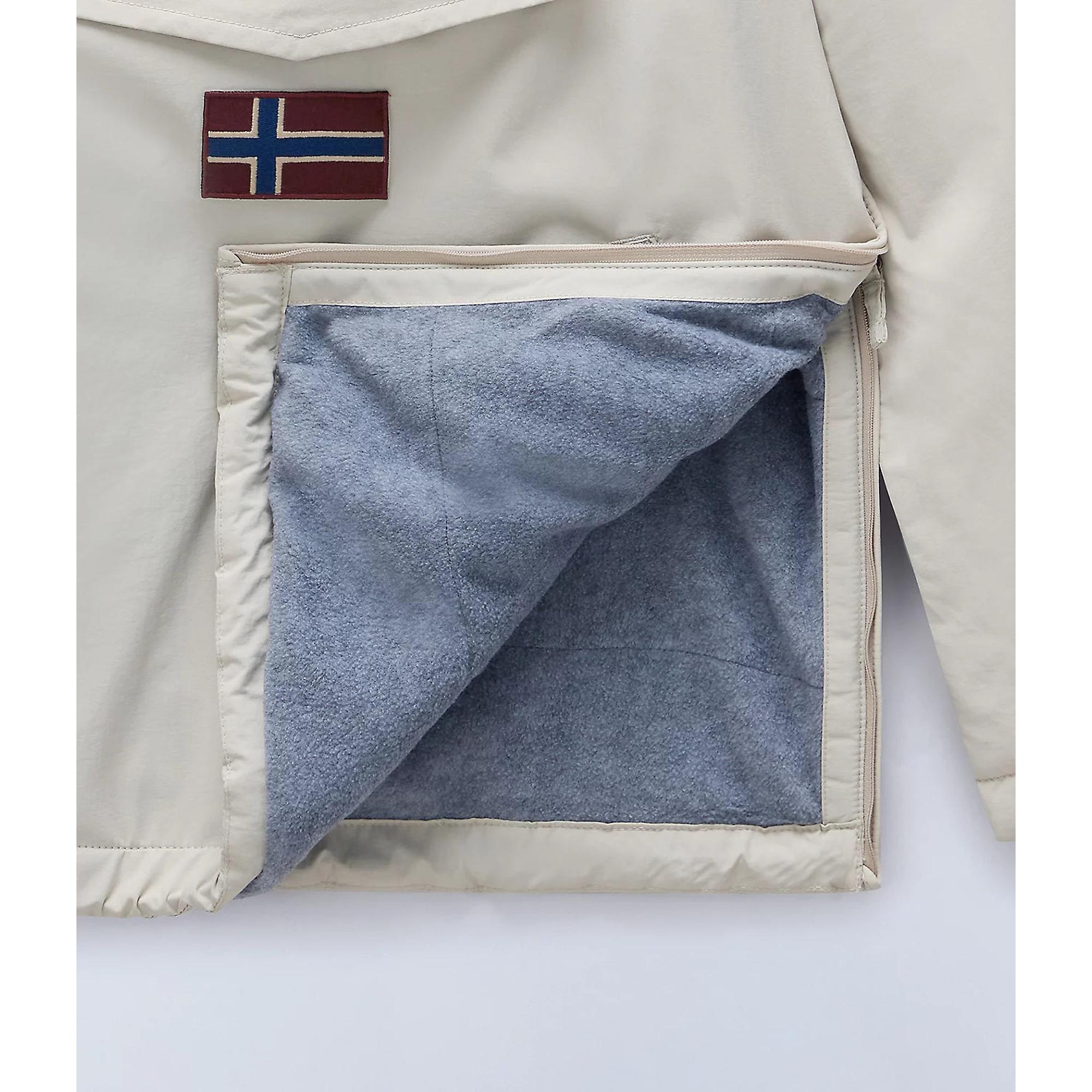 Product image 8 of 10 of Napapijri Women's Rainforest Pocket Anorak Jacket - Beige Silver