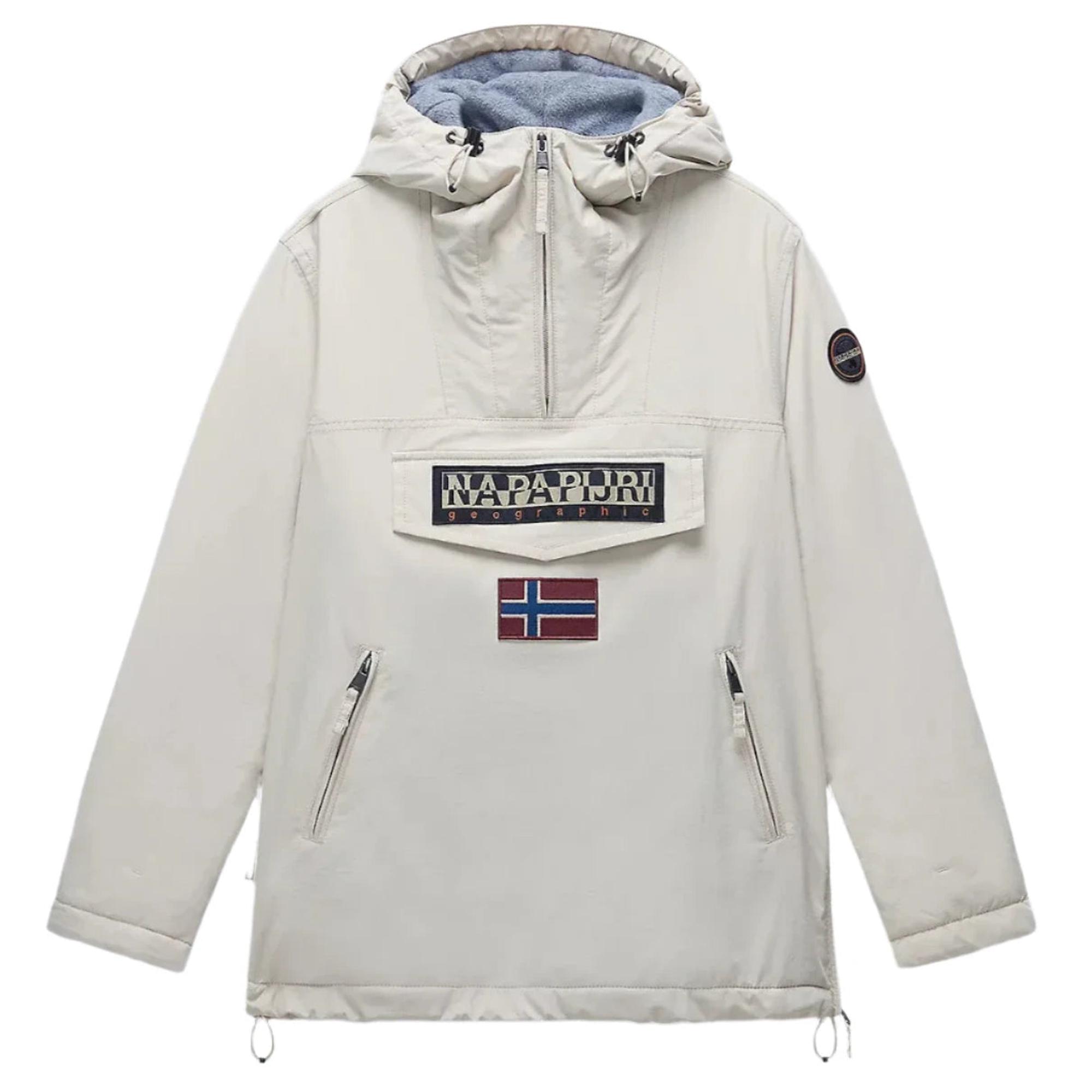Product image 1 of 10 of Napapijri Women's Rainforest Pocket Anorak Jacket - Beige Silver