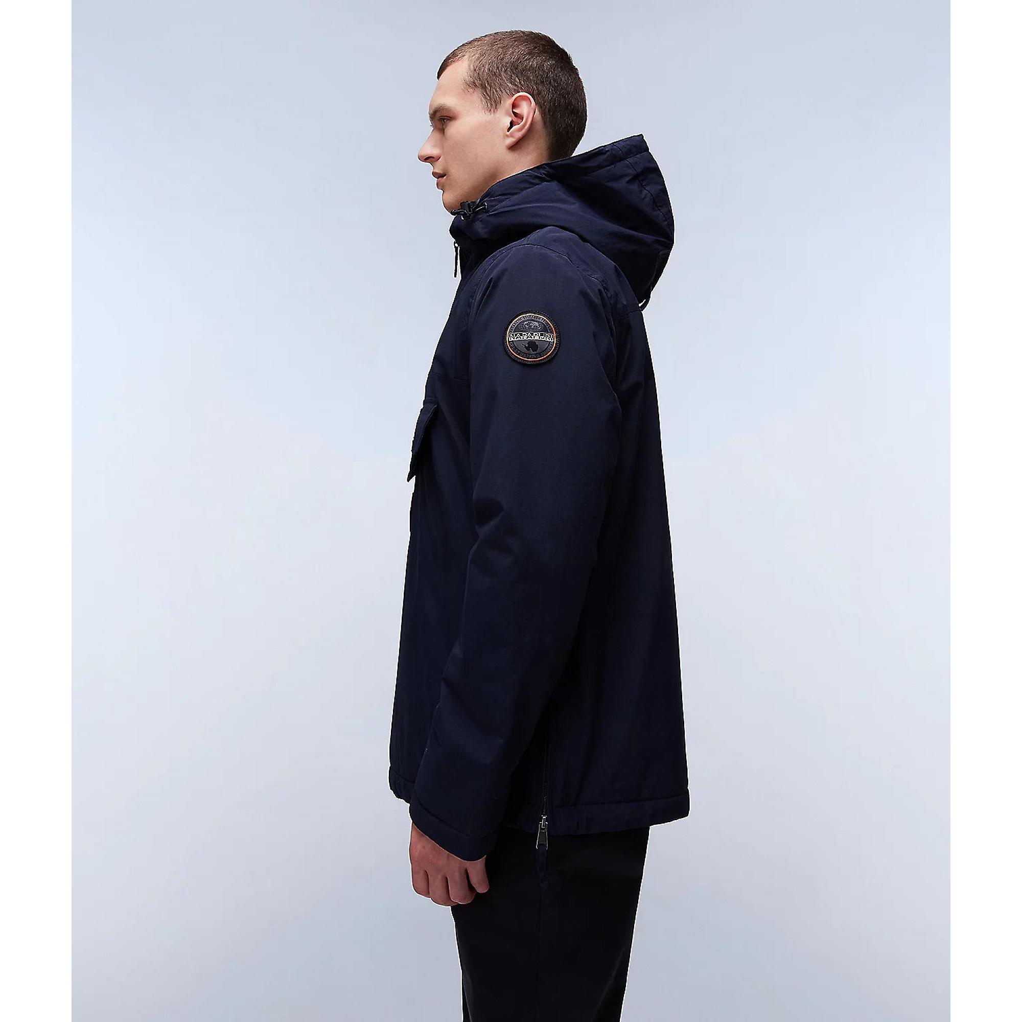 Product image 5 of 10 of Napapijri Men's Rainforest Winter Anorak Jacket - Blue Marine