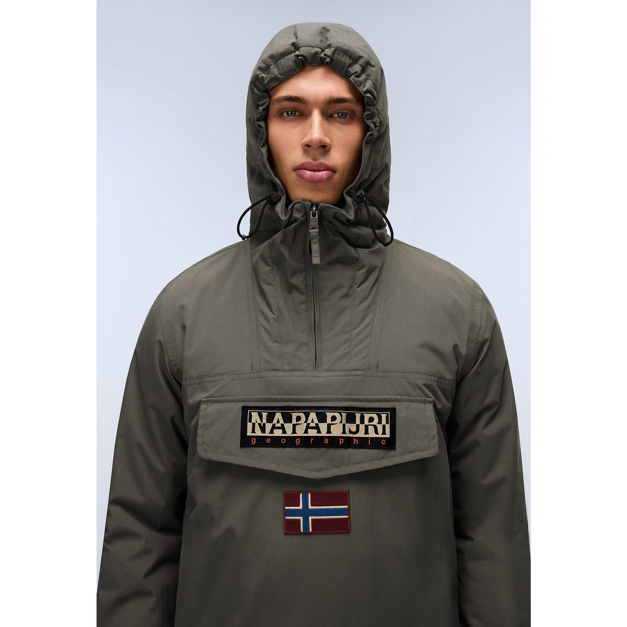 Product image 2 of 9 of Napapijri Men's Rainforest Winter Anorak Jacket - Tea Leaf