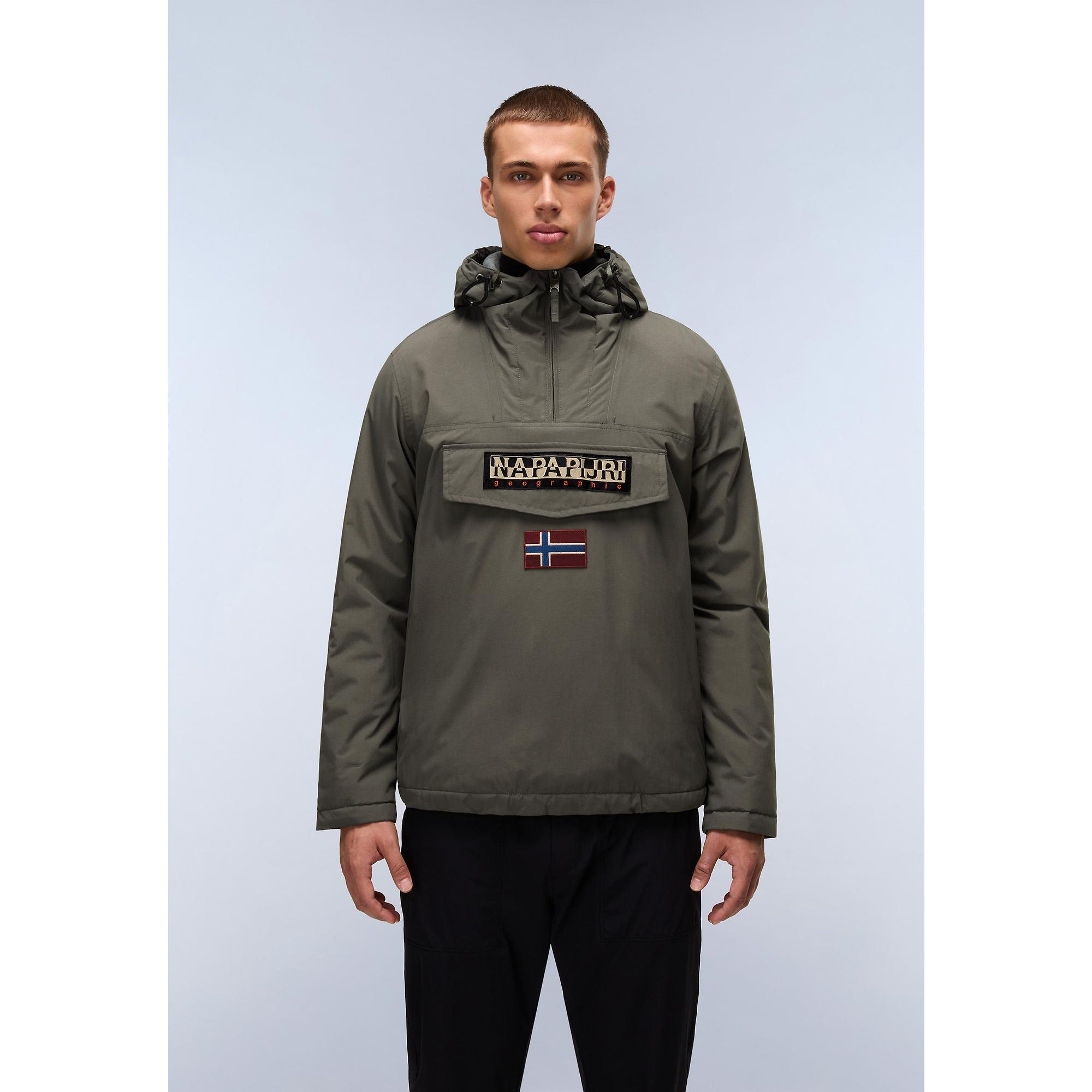 Product image 3 of 9 of Napapijri Men's Rainforest Winter Anorak Jacket - Tea Leaf