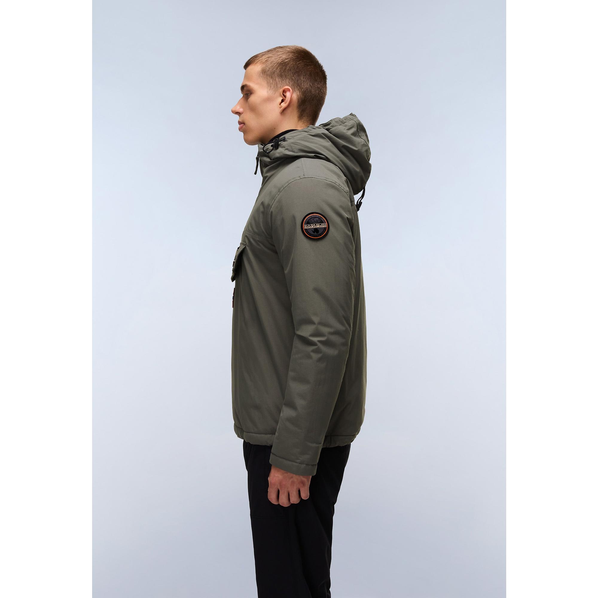 Product image 4 of 9 of Napapijri Men's Rainforest Winter Anorak Jacket - Tea Leaf