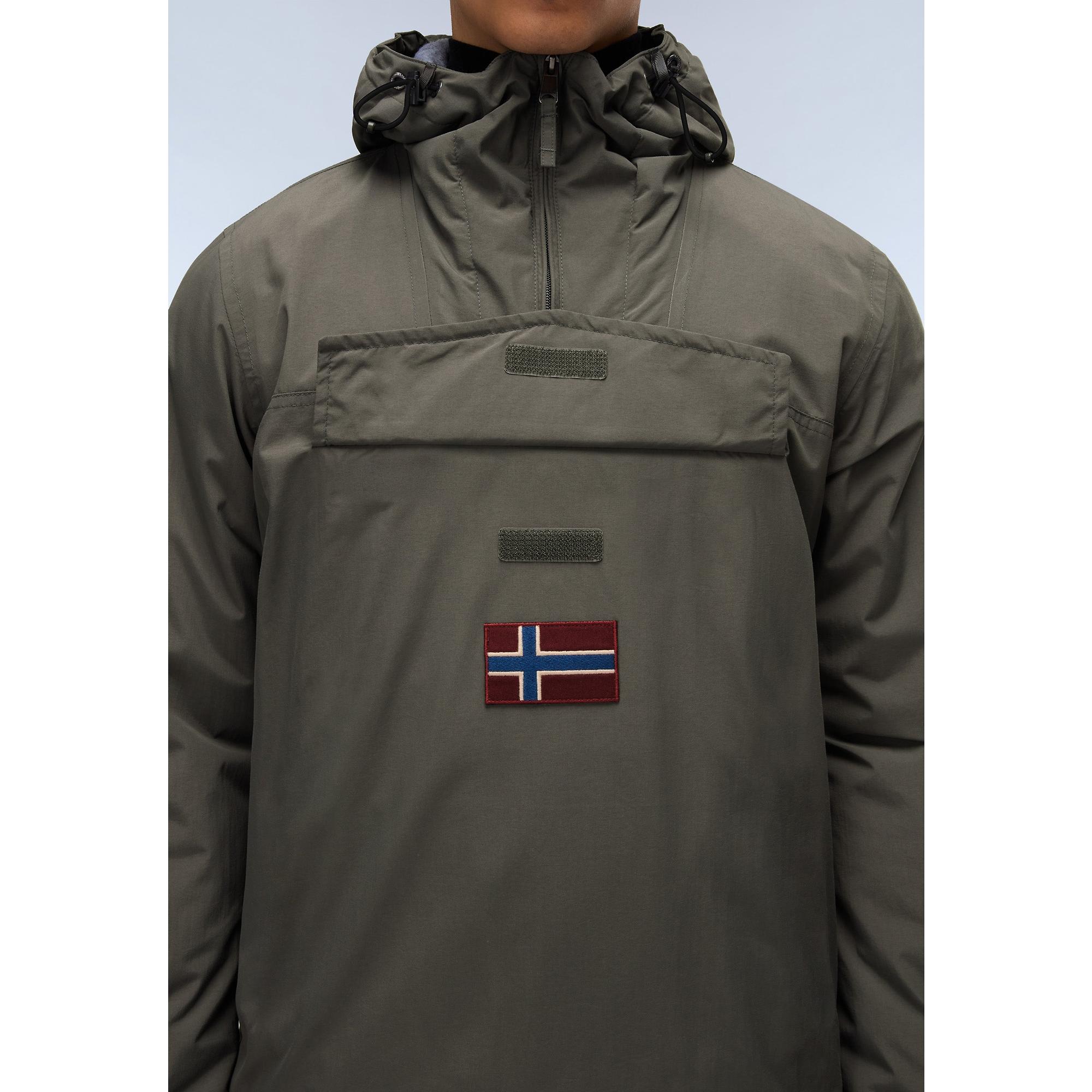 Product image 6 of 9 of Napapijri Men's Rainforest Winter Anorak Jacket - Tea Leaf