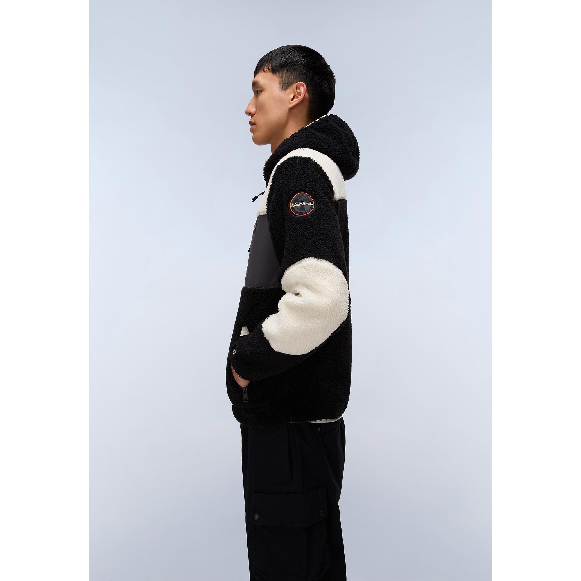 Product image 4 of 9 of Napapijri Men's Yupik Full Zip Hooded Curly Fleece - Multi