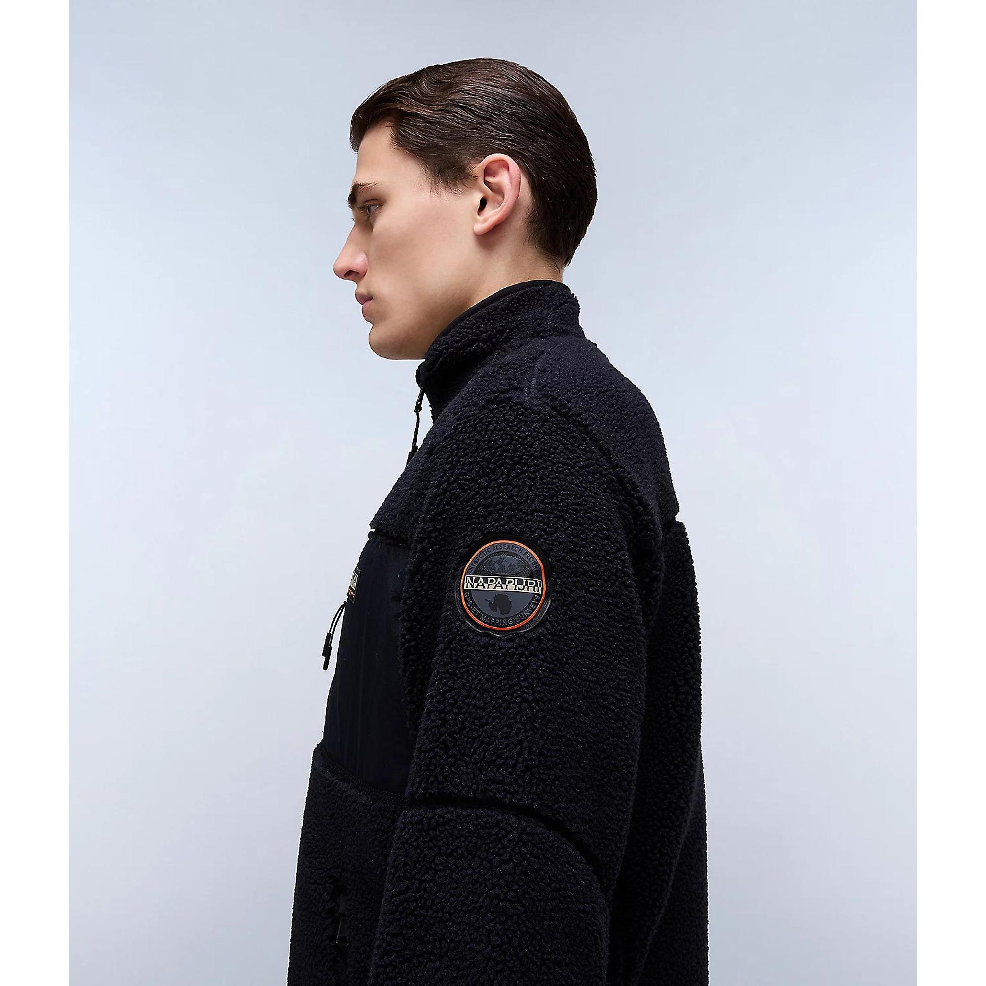 Product image 7 of 9 of Napapijri Men's Yupik Full-Zip Fleece - Black