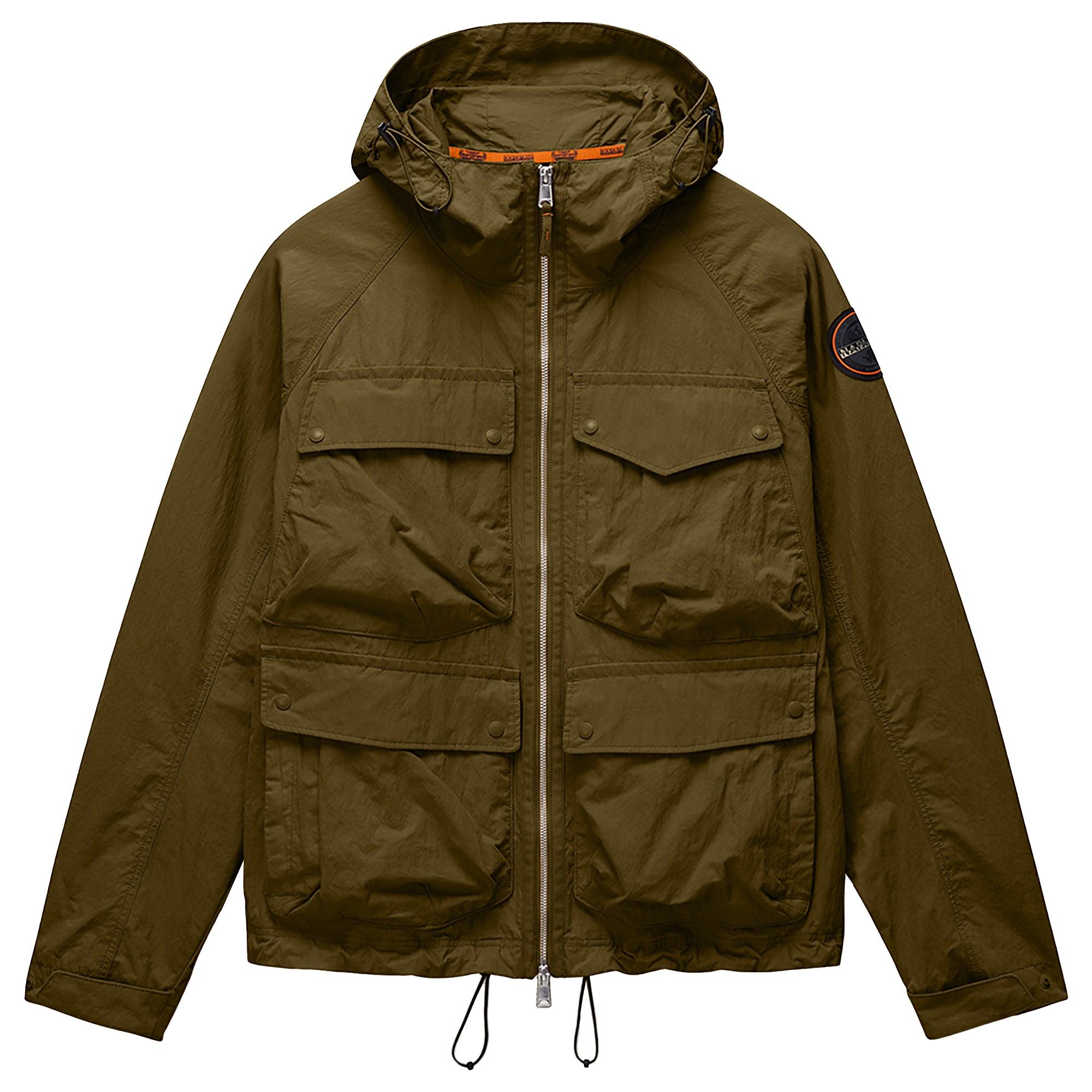 Product image 1 of 10 of Napapijri Men's Rivalto Cotton Jacket - Dark Green Olive