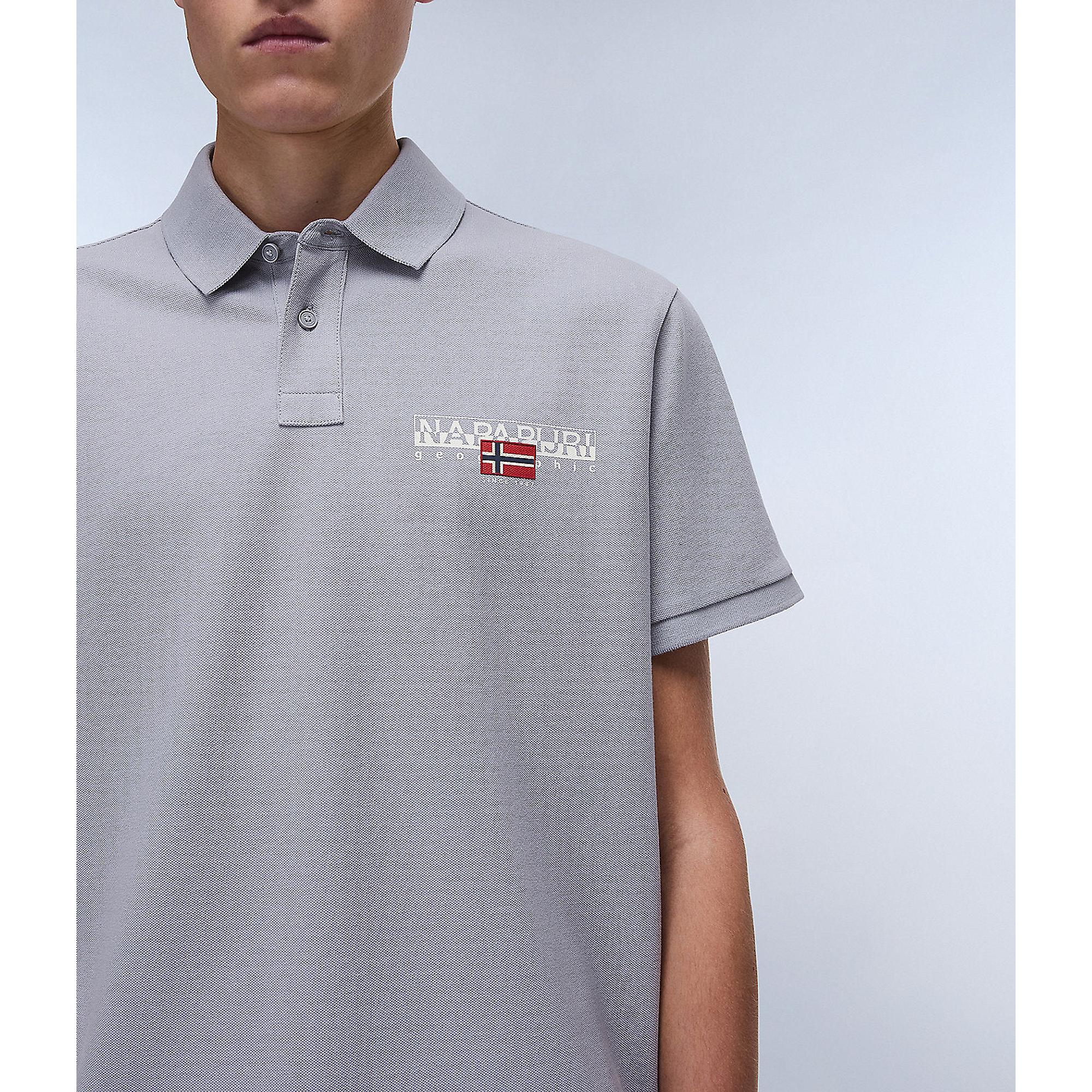 Product image 5 of 5 of Napapijri Men's Aylmer Short Sleeve Polo Shirt - Ultimate Grey