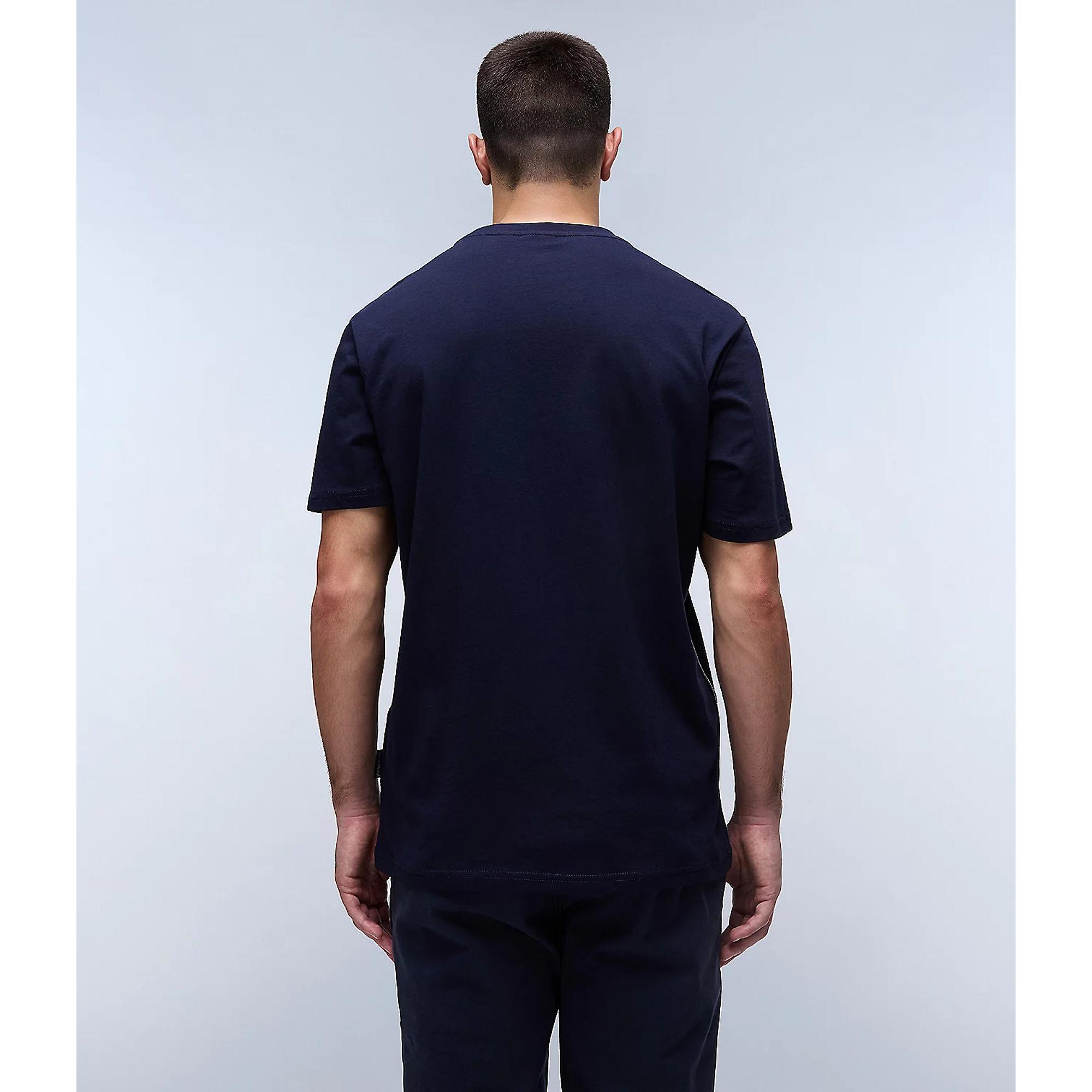 Product image 5 of 6 of Napapijri Men's Aylmer Short Sleeve T-Shirt - Blue Marine