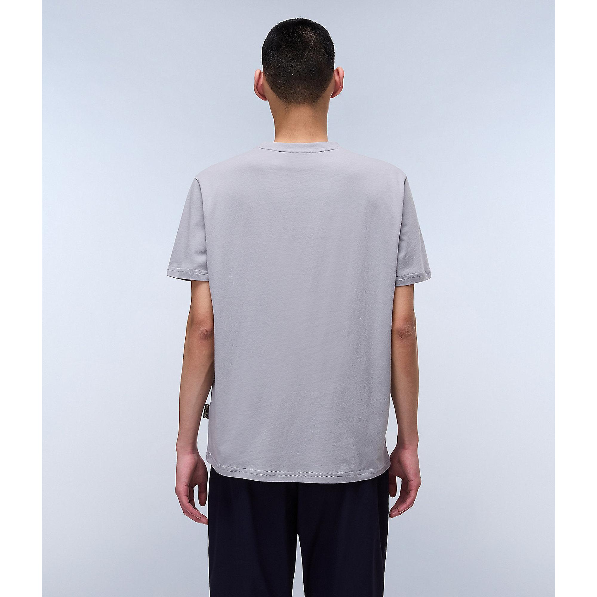 Product image 6 of 7 of Napapijri Men's Aylmer Short Sleeve T-Shirt - Ultimate Grey