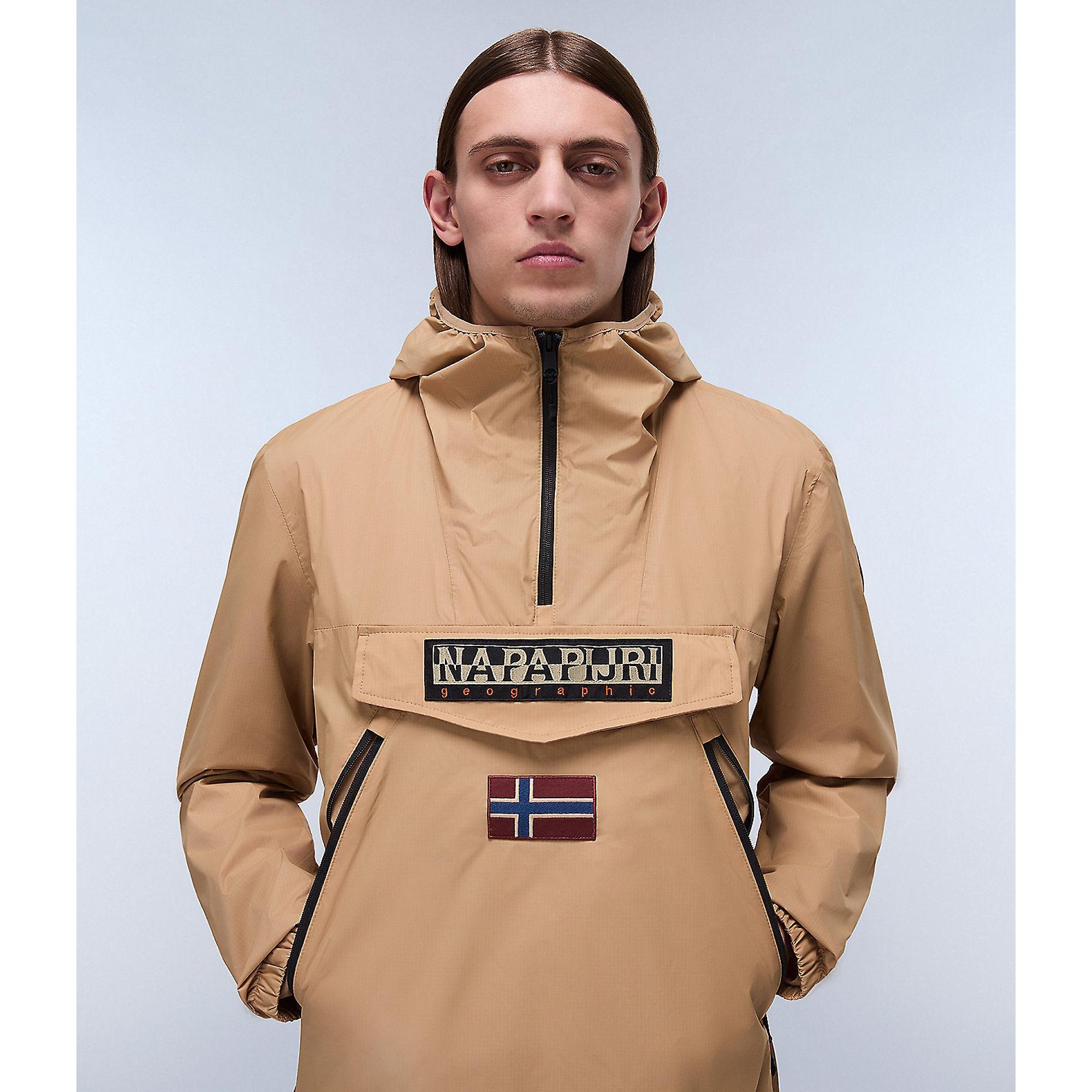 Product image 4 of 10 of Napapijri Rainforest Ripstop Anorak Jacket - Tannin Beige