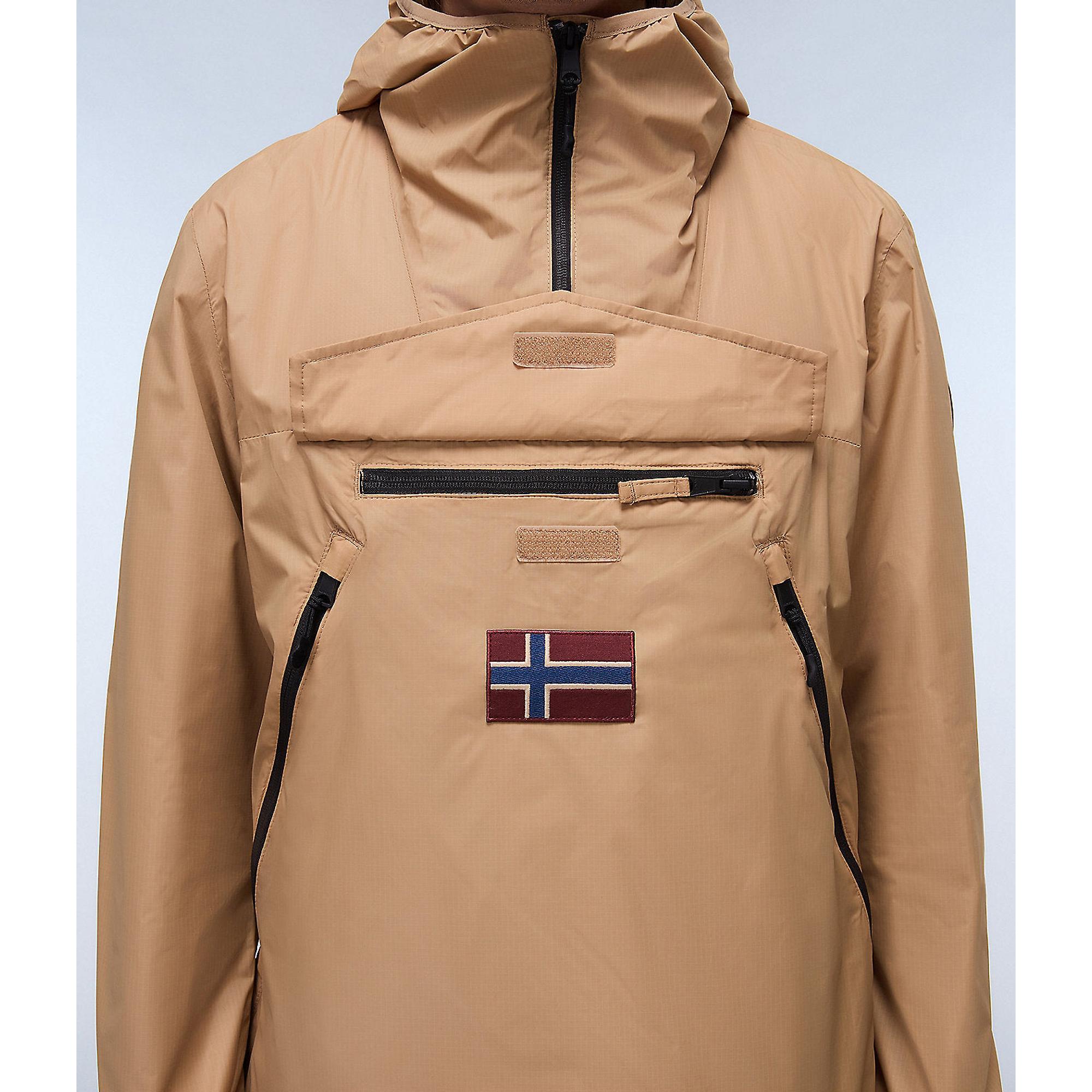 Product image 6 of 10 of Napapijri Rainforest Ripstop Anorak Jacket - Tannin Beige