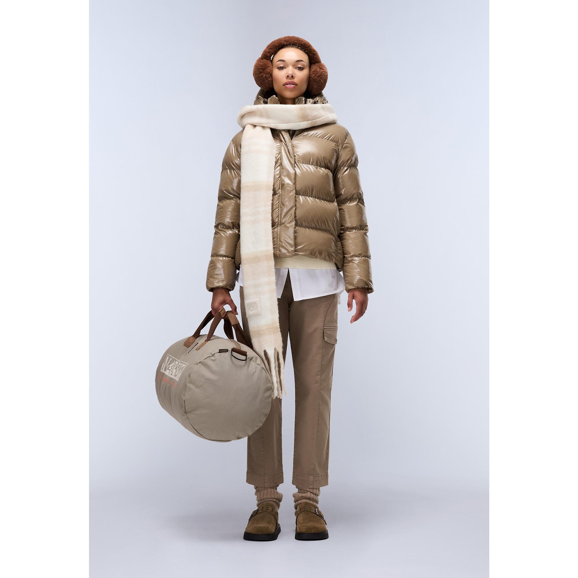 Product image 3 of 10 of Napapijri Women's Glane High Shine Puffer Jacket - Fallen Rock