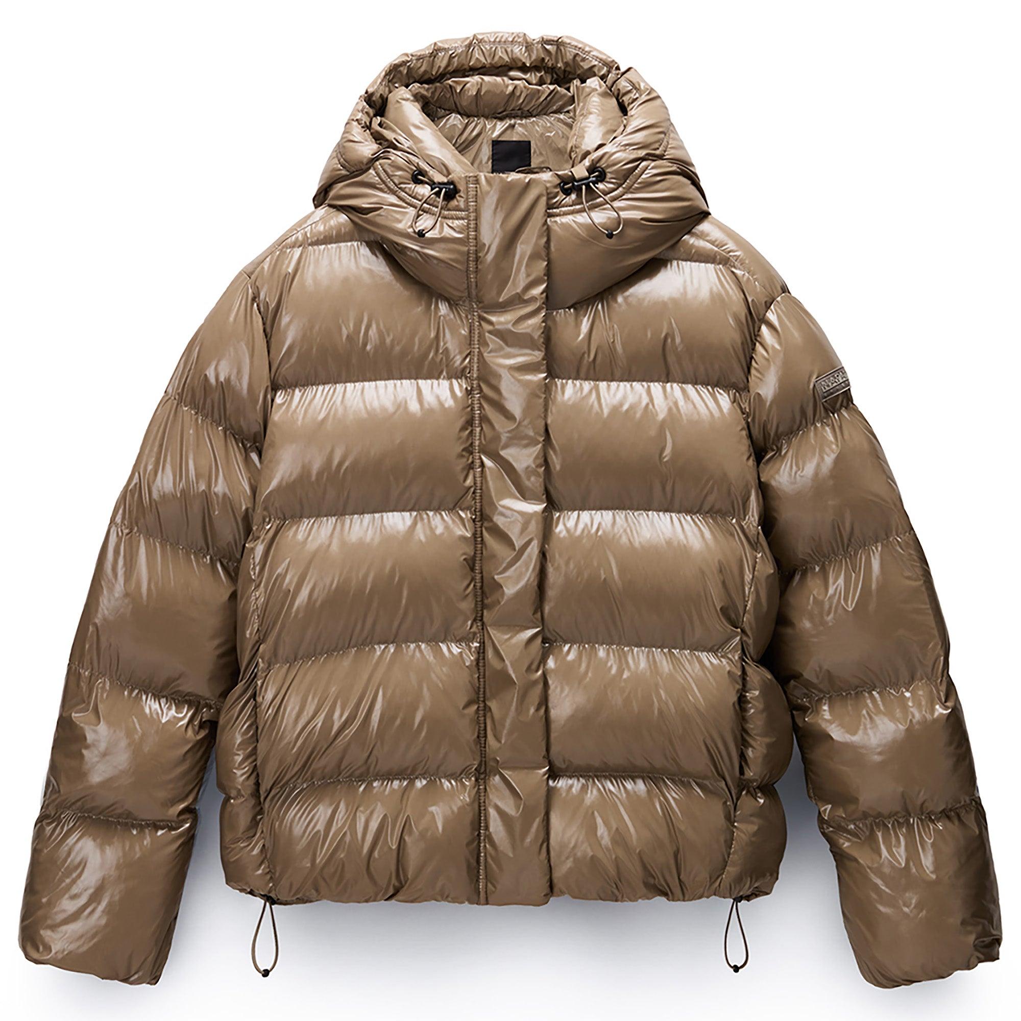 Product image 1 of 10 of Napapijri Women's Glane High Shine Puffer Jacket - Fallen Rock