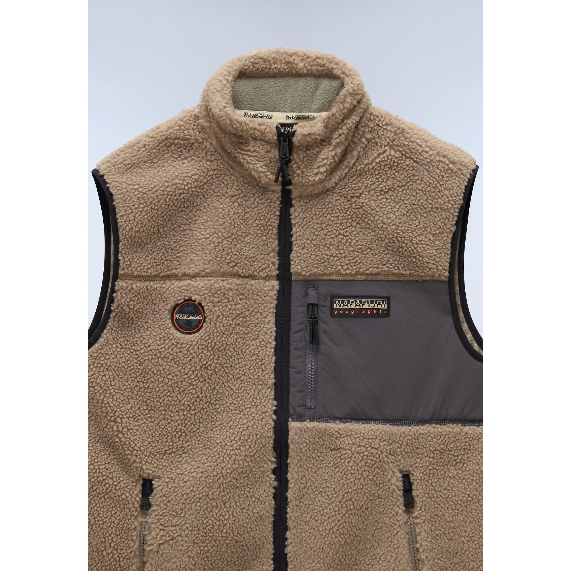 Product image 7 of 7 of Napapijri Men's Yupik Curly Fleece Gilet - Multi
