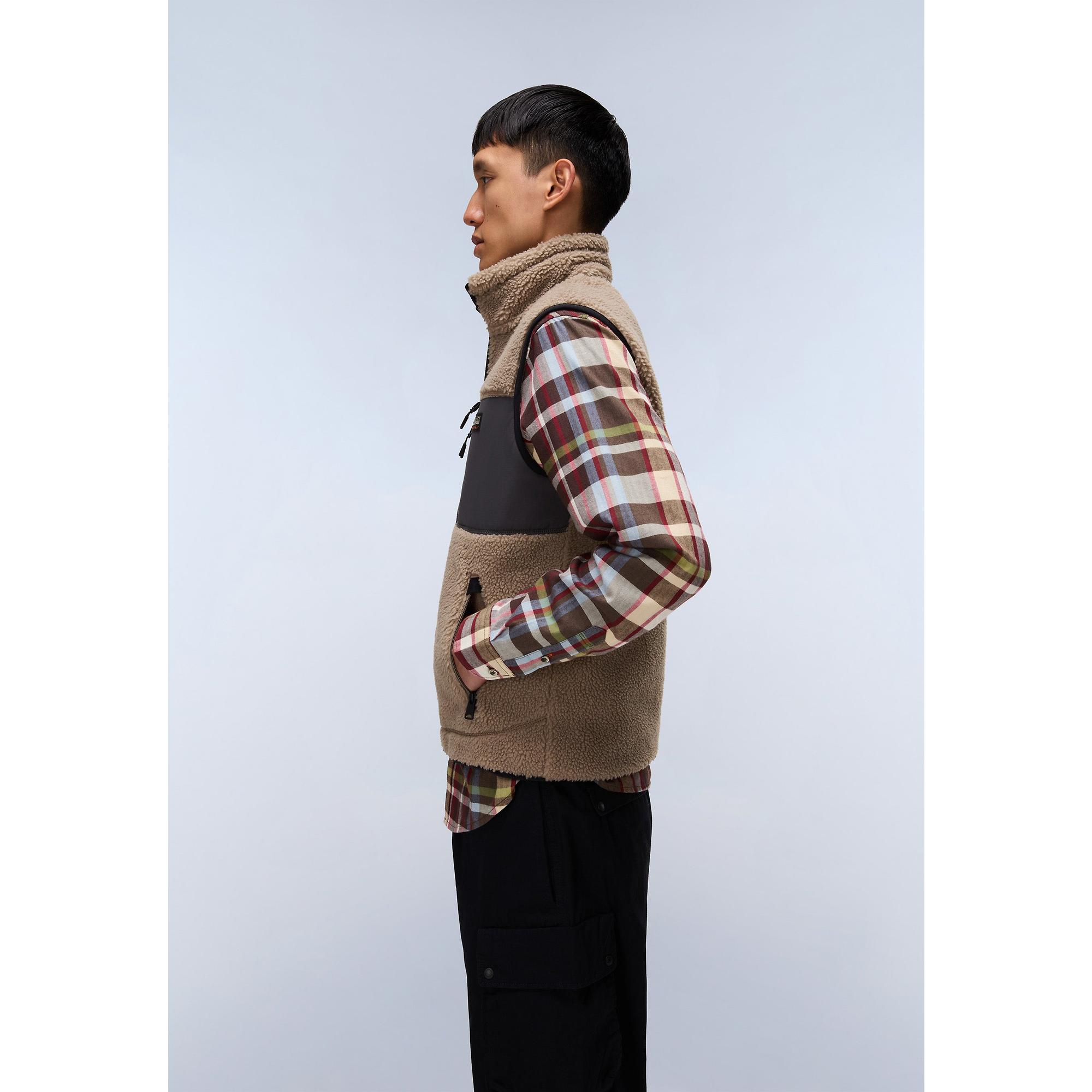 Product image 4 of 7 of Napapijri Men's Yupik Curly Fleece Gilet - Multi