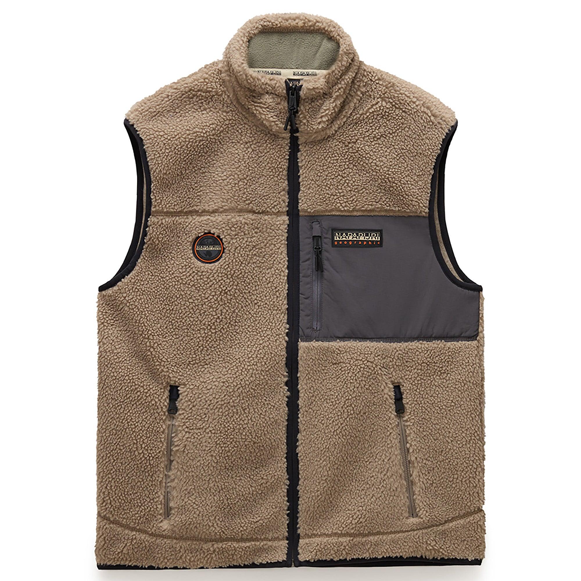 Product image 1 of 7 of Napapijri Men's Yupik Curly Fleece Gilet - Multi