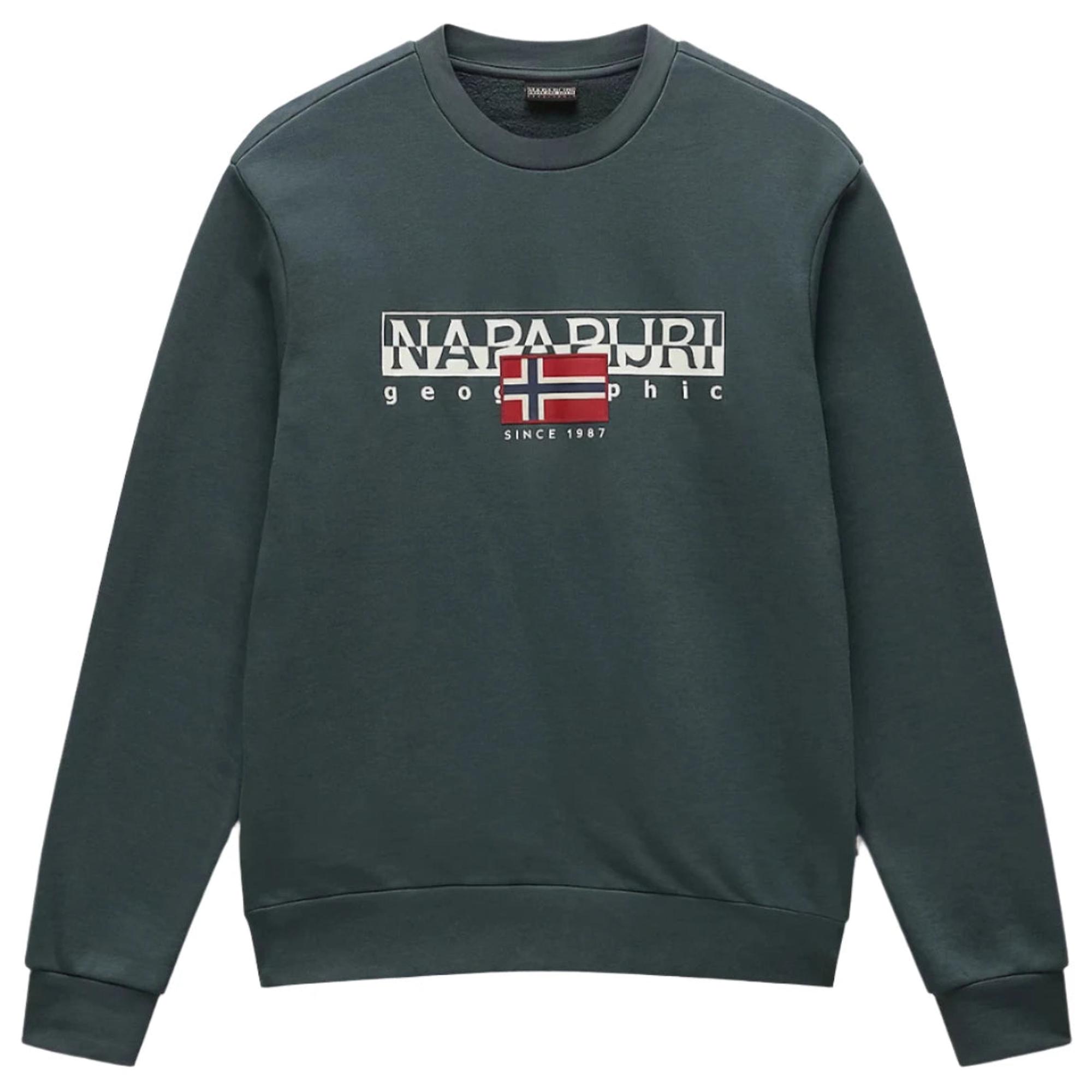 Product image 1 of 5 of Napapijri Men's Aylmer Winter Sweatshirt - Green Urban